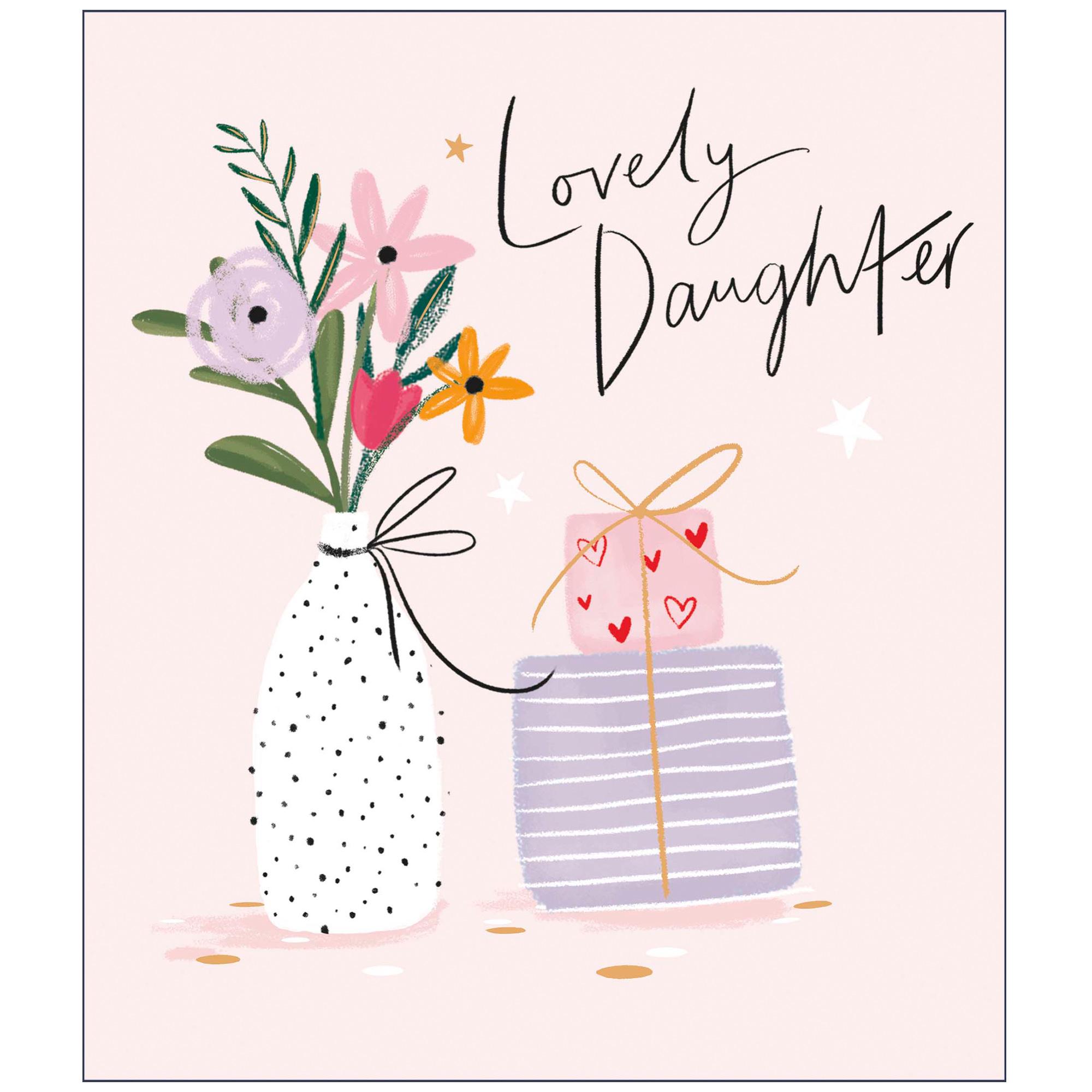 Carlton Lovely Daughter Happy Birthday Greeting Card