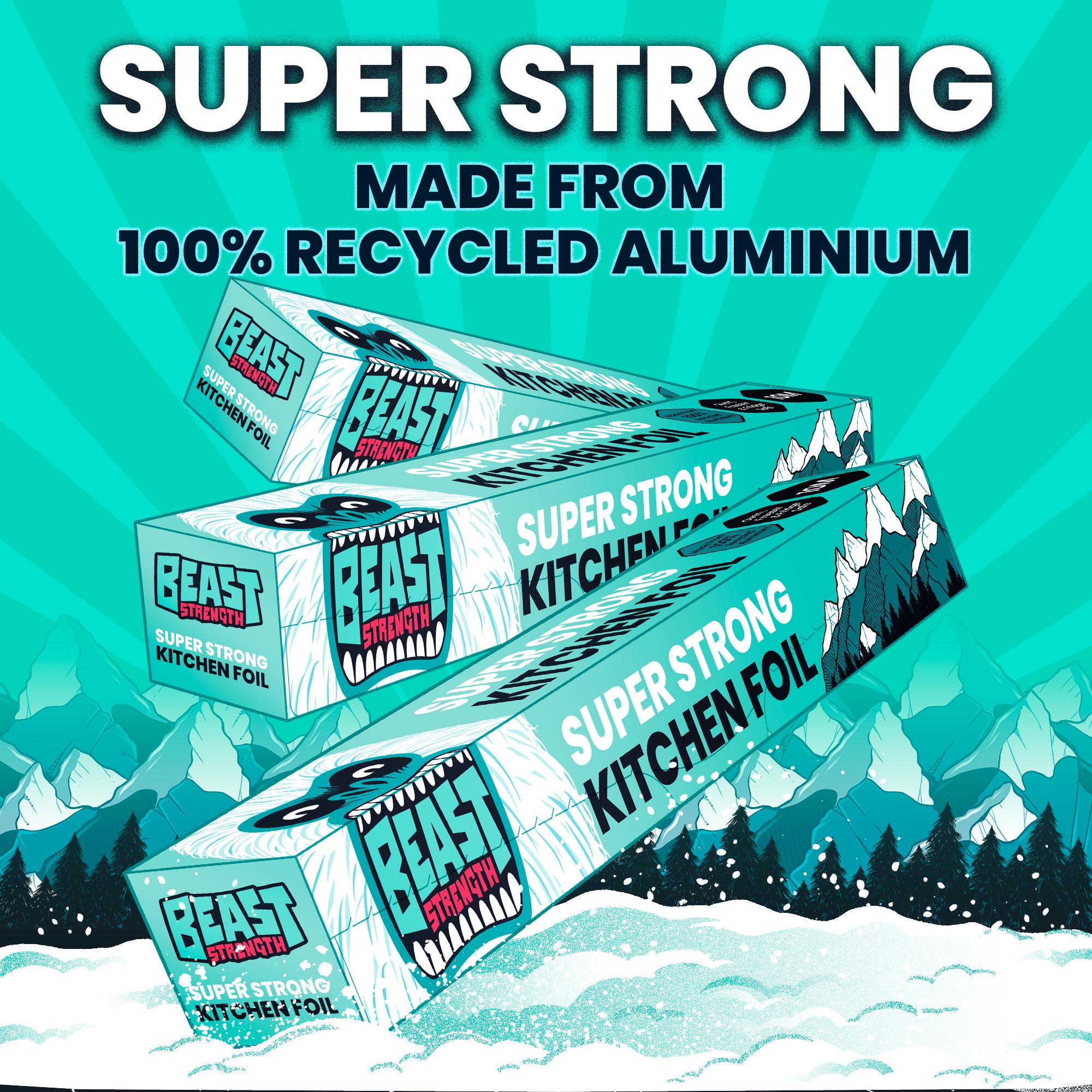 Beast 10m Strength Super Strong Kitchen Foil thumbnail 2