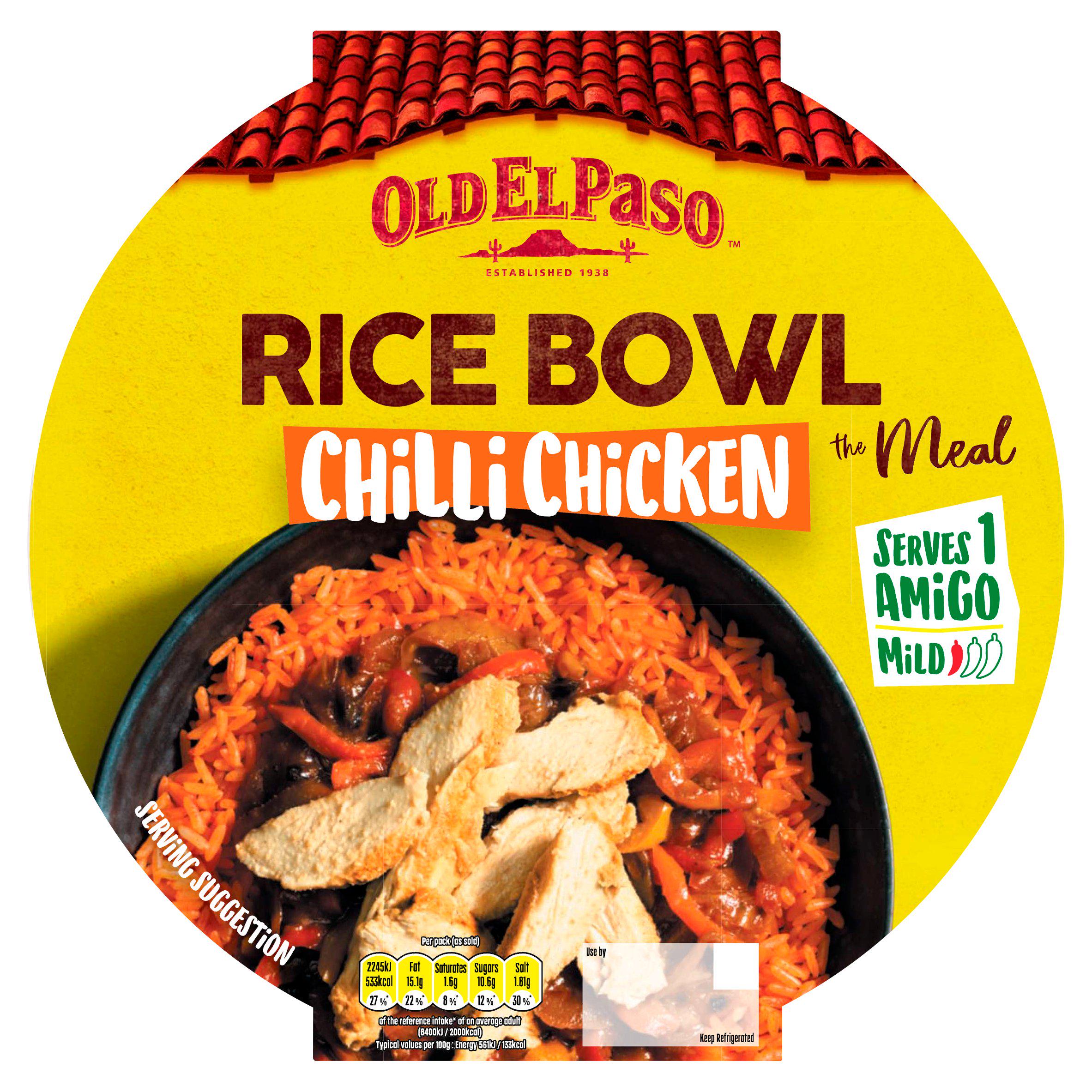 Old El Paso Rice Bowl - Chilli Chicken 400g