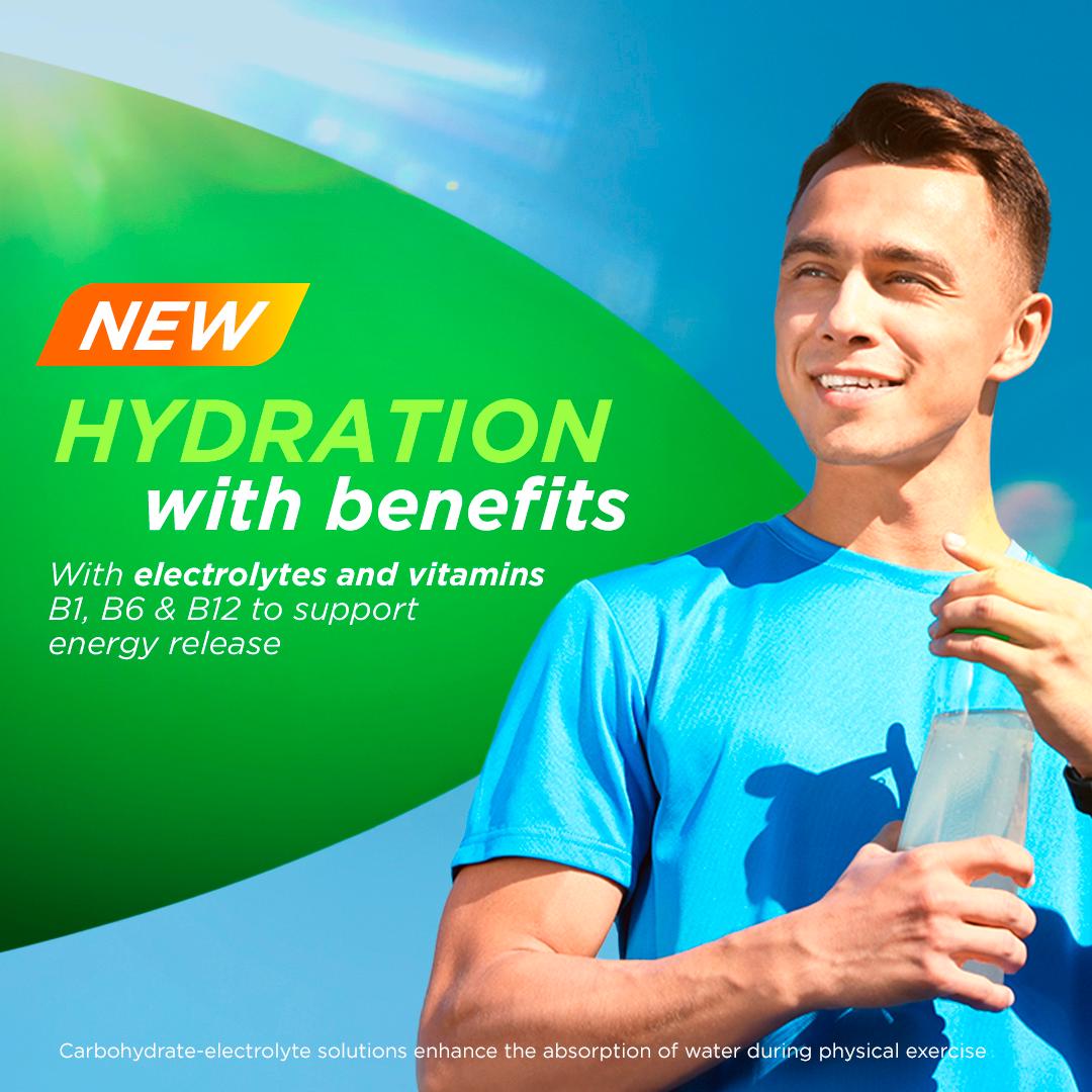 Berocca 20 x Hydrate Natural Grapefruit Flavour Effervescent Tablets thumbnail 2