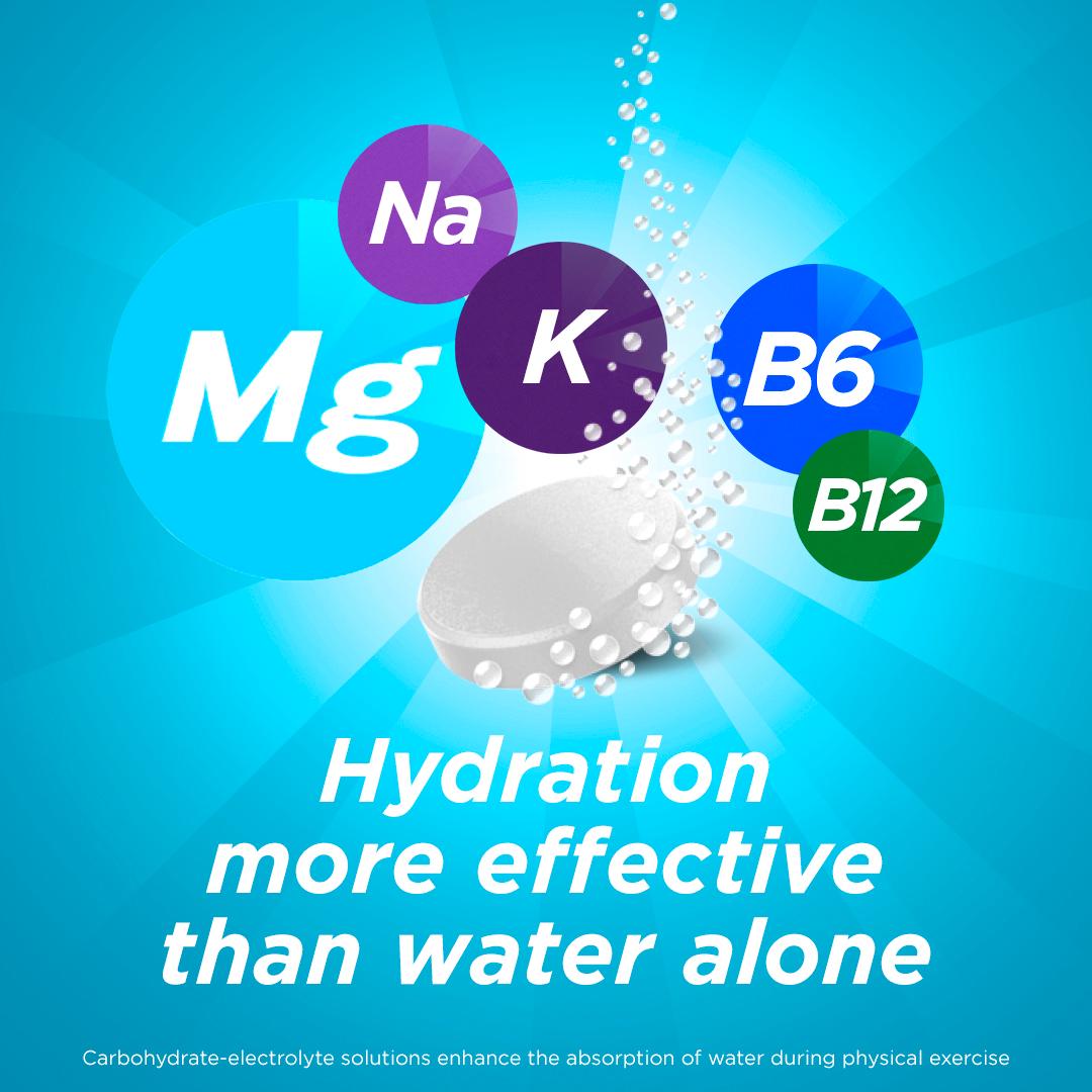 Berocca 20 x Hydrate Natural Mango Passionfruit Flavour Effervescent Tablet thumbnail 3
