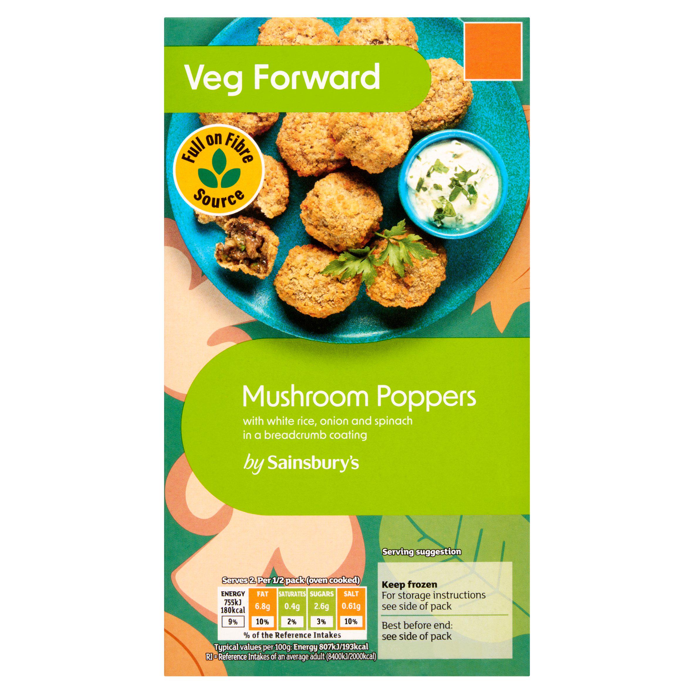 Sainsbury's Mushroom Poppers 205g