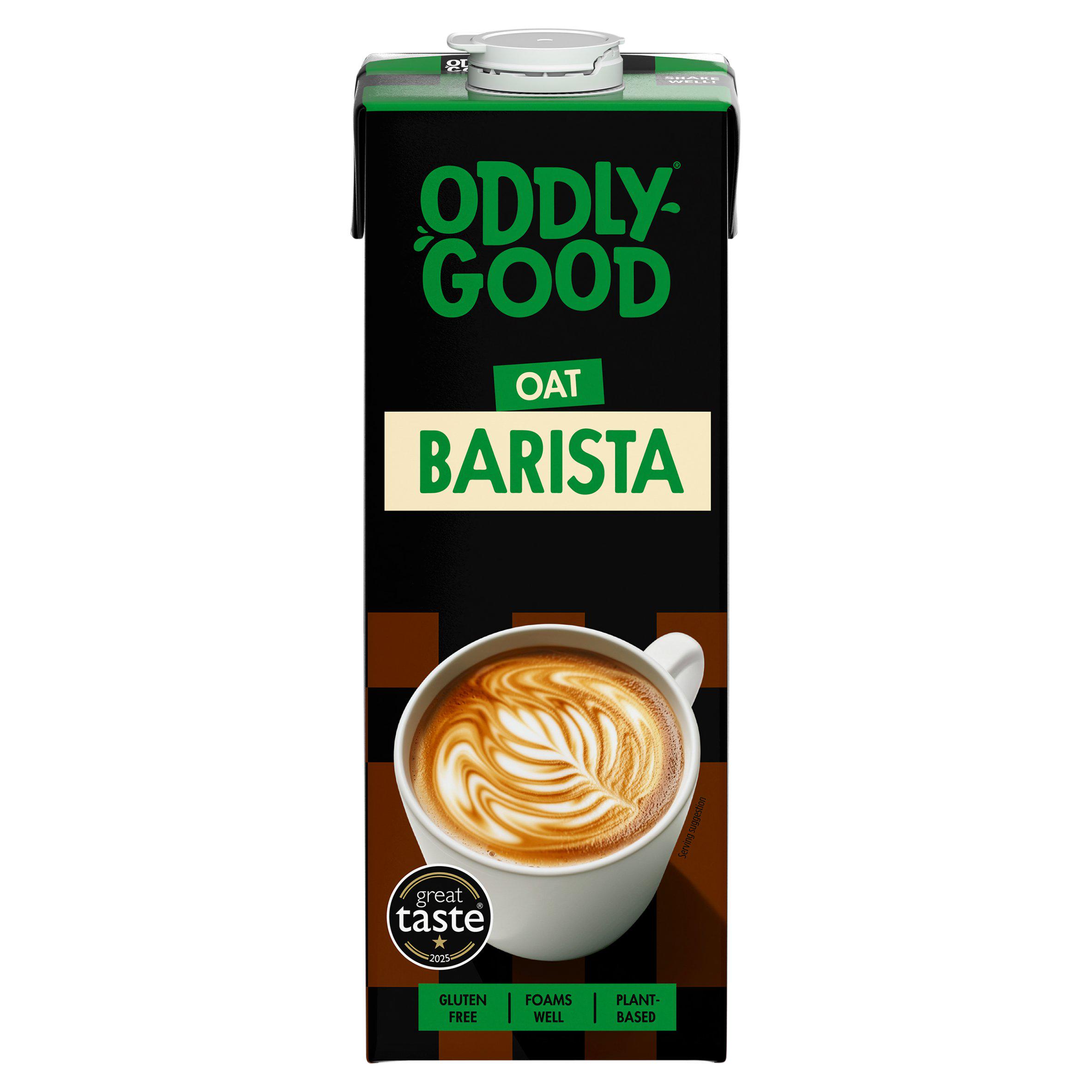 Oddlygood Plant Based Gluten Free Barista Oat Drink 1L