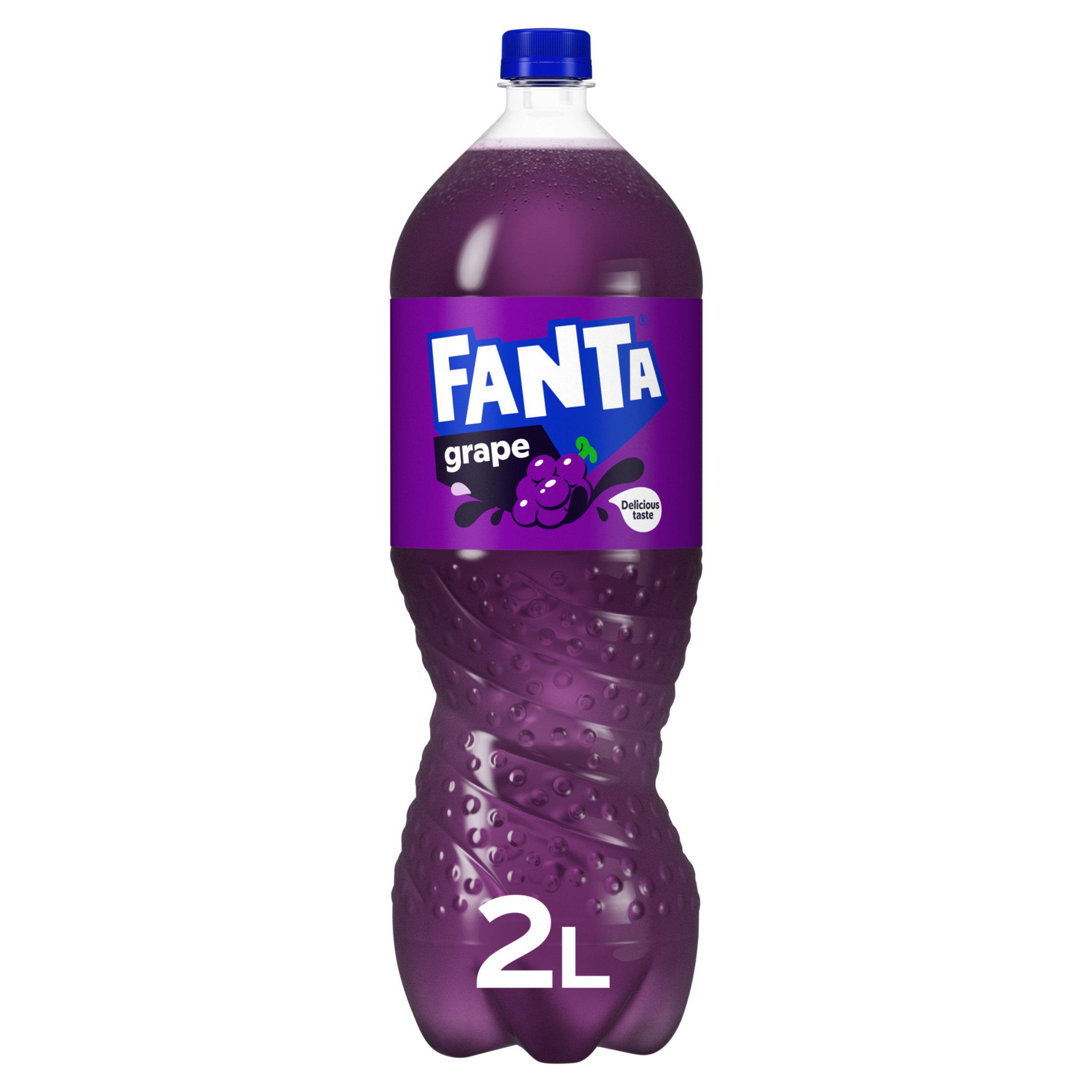 Fanta 2L Grape Soft Drink Bottle