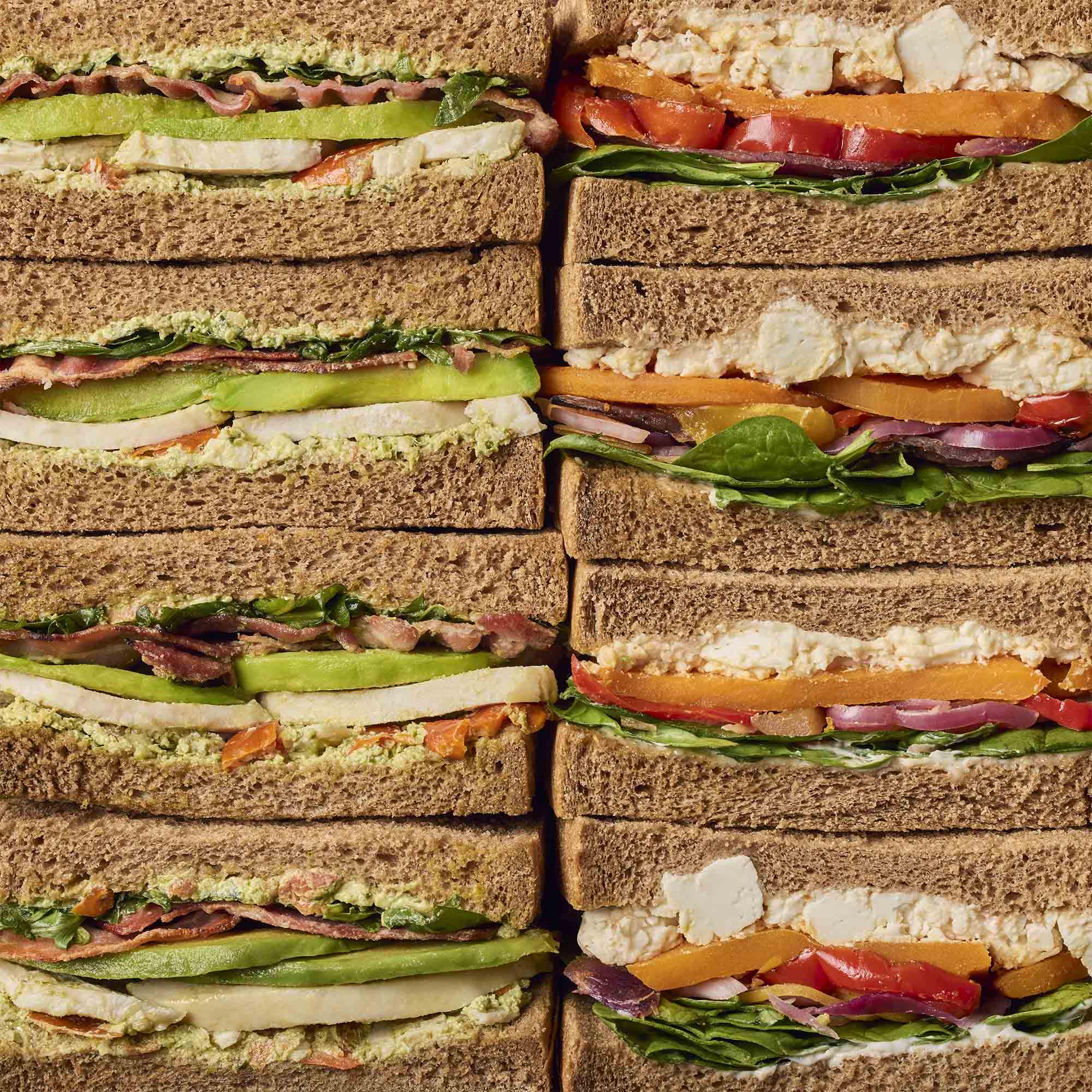 Sainsbury's Kitchen Deli Rye Sandwich Platter thumbnail 2