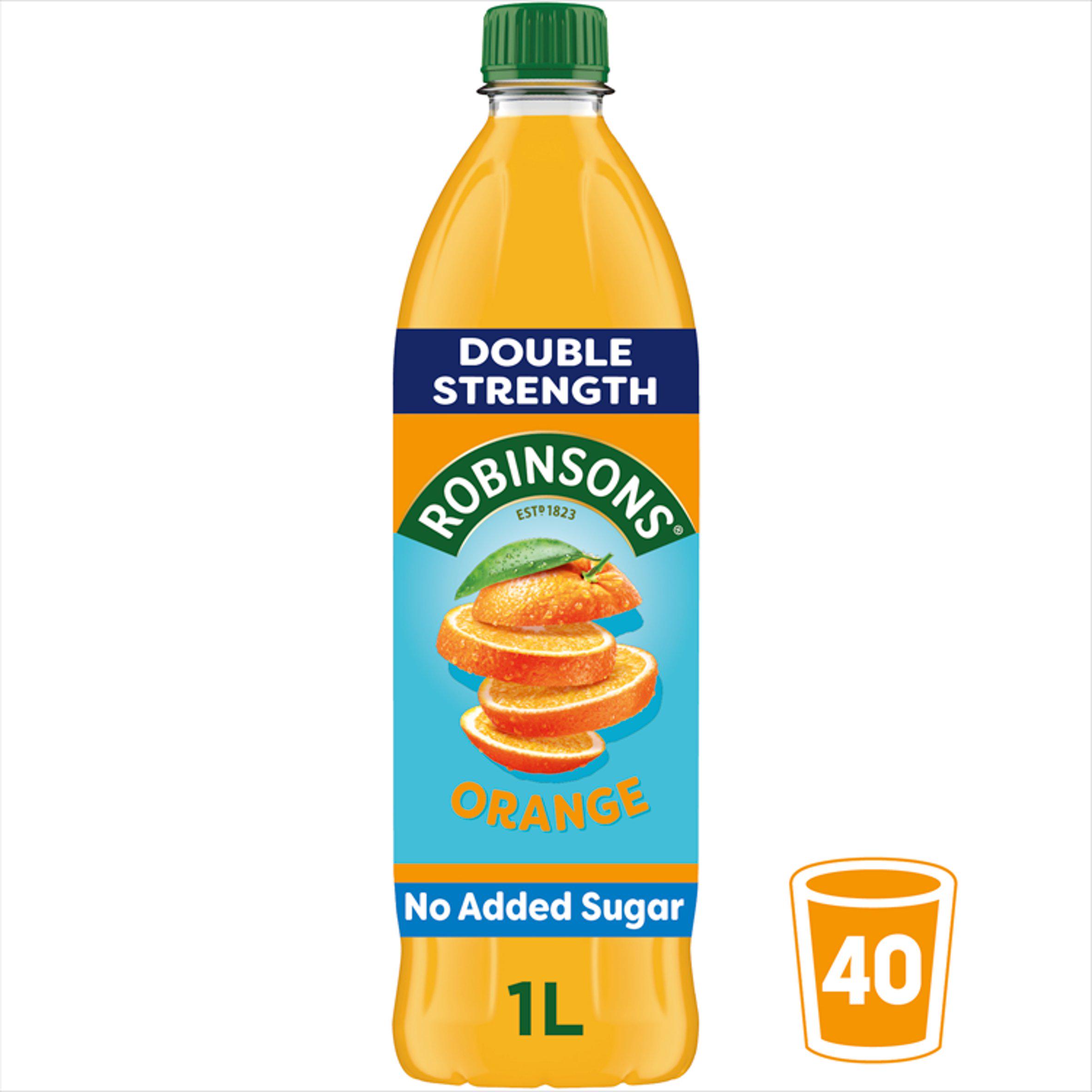 Robinsons 1L Double Strength Orange No Added Sugar Squash