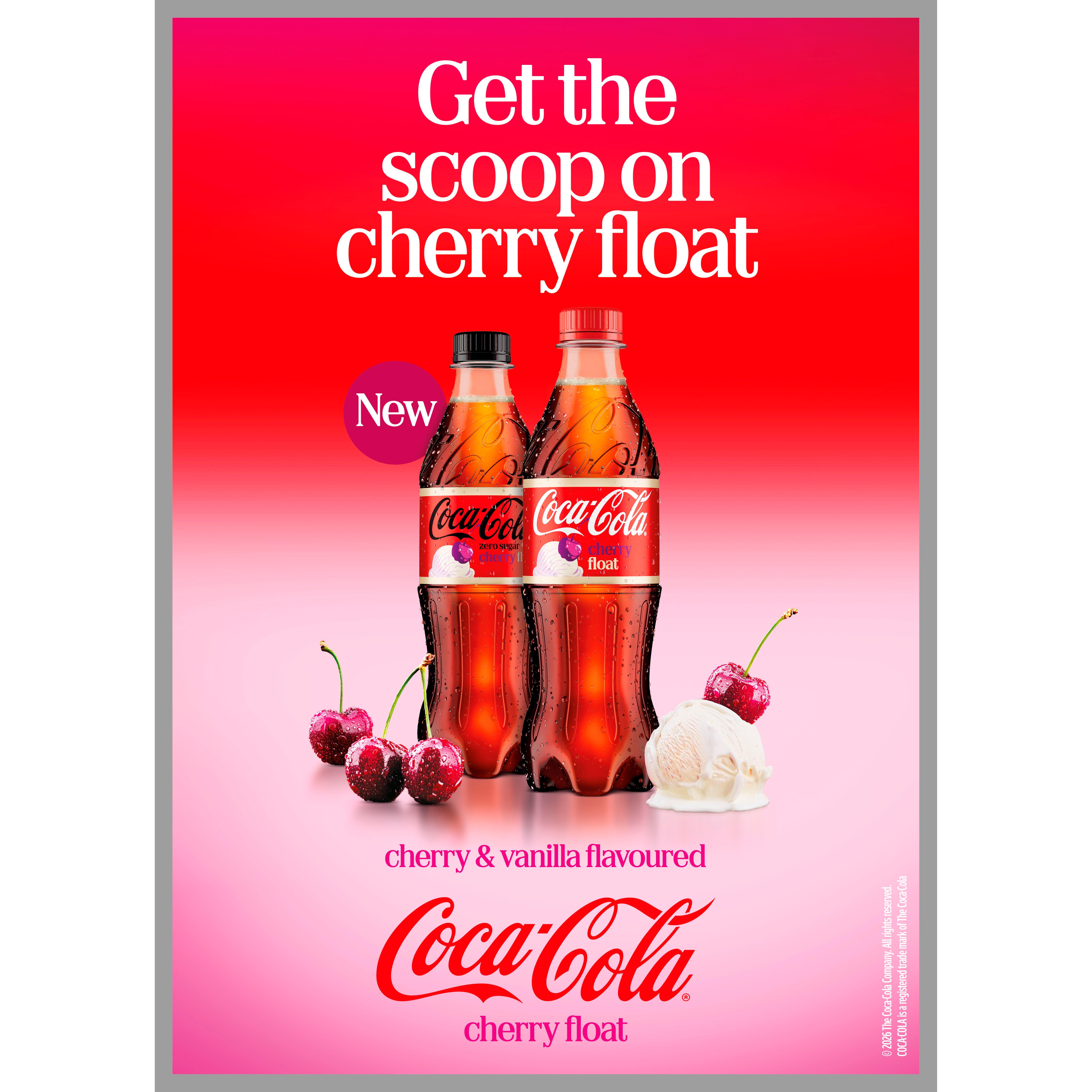 Coca-Cola 1.75L Cherry Float Bottle thumbnail 2