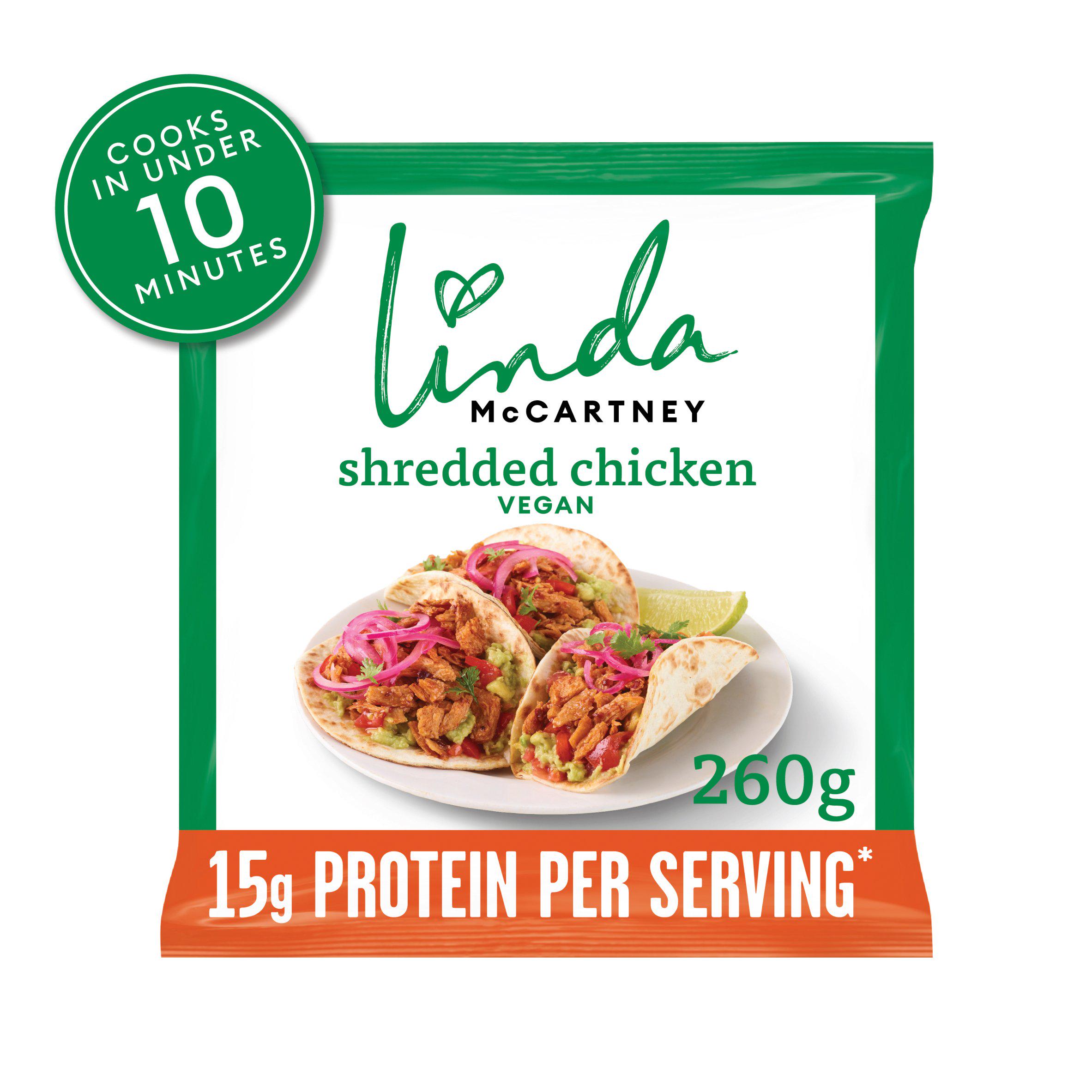 Linda McCartney Vegan Shredded Chicken 260g 