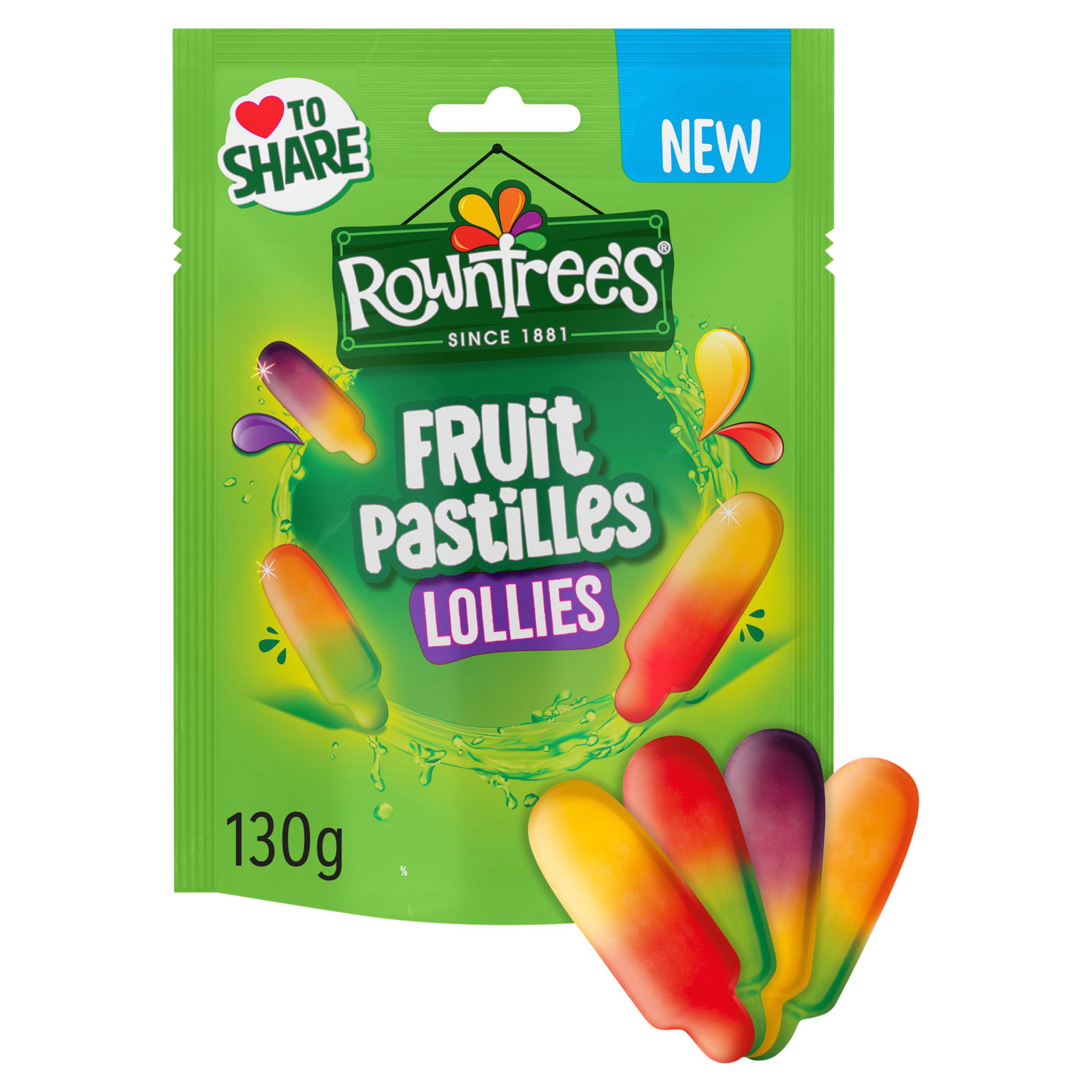 Rowntree's 130g Fruit Pastilles Sweets Sharing Bag Lollies
