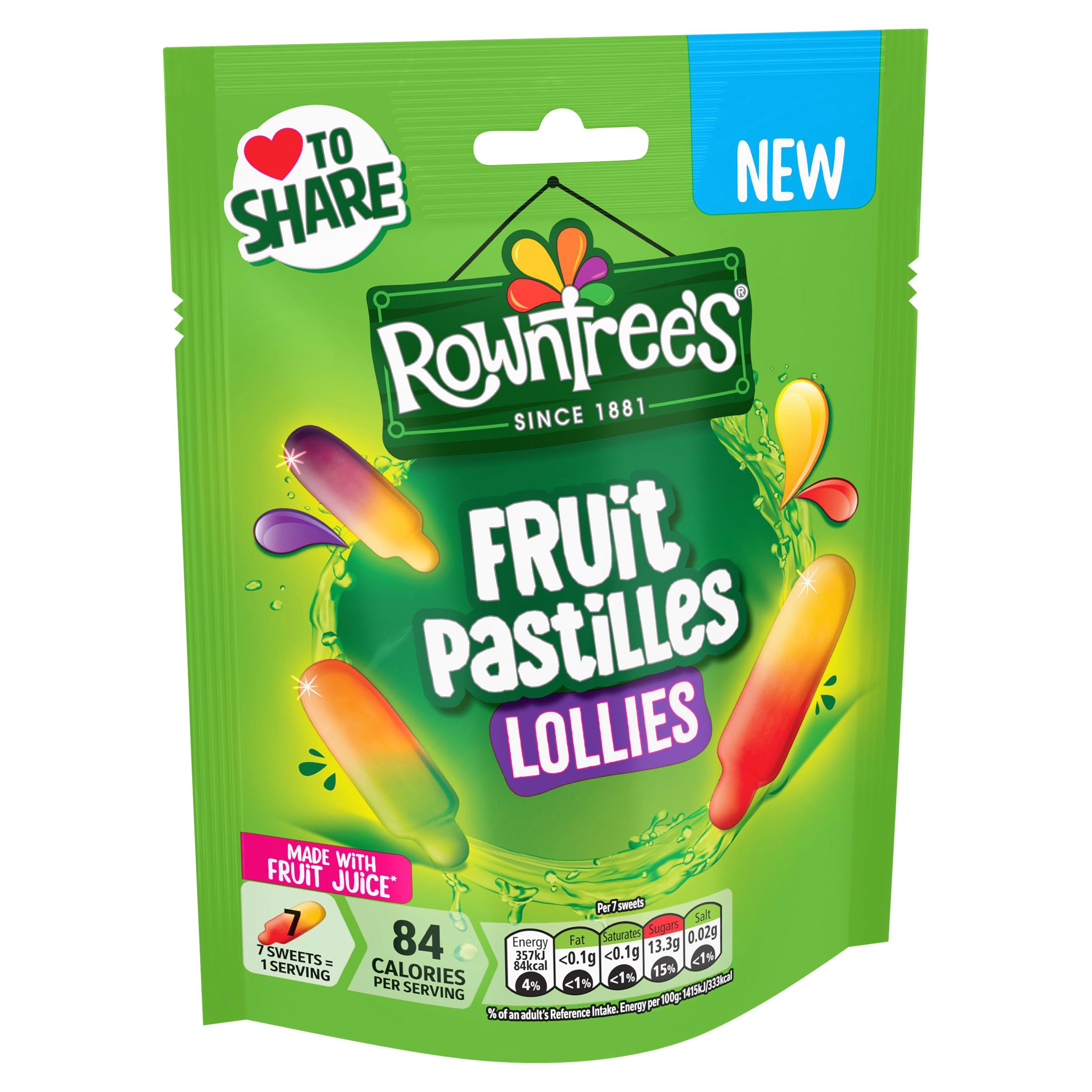 Rowntree's 130g Fruit Pastilles Sweets Sharing Bag Lollies thumbnail 2