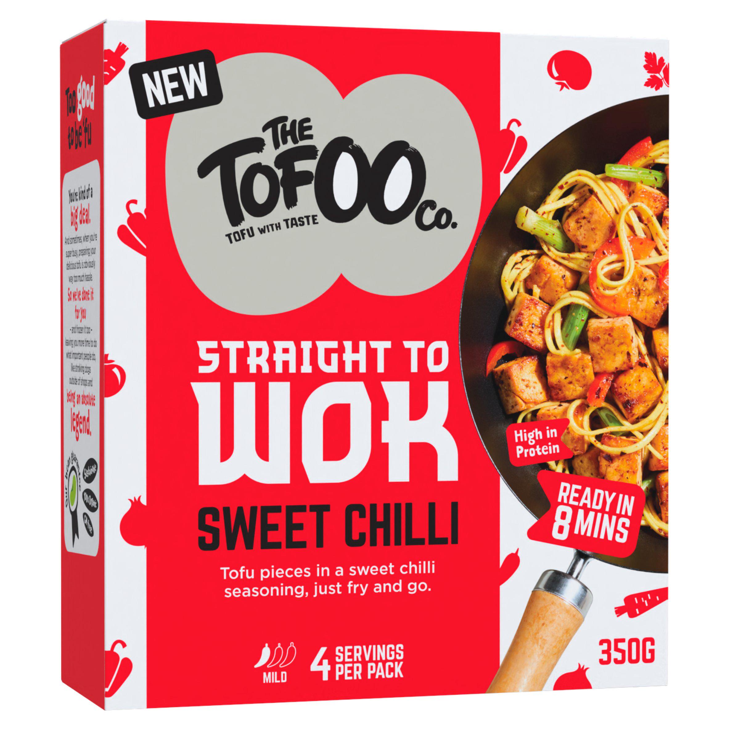 The Tofoo Co. Straight To Wok Sweet Chilli Tofu 350g 
