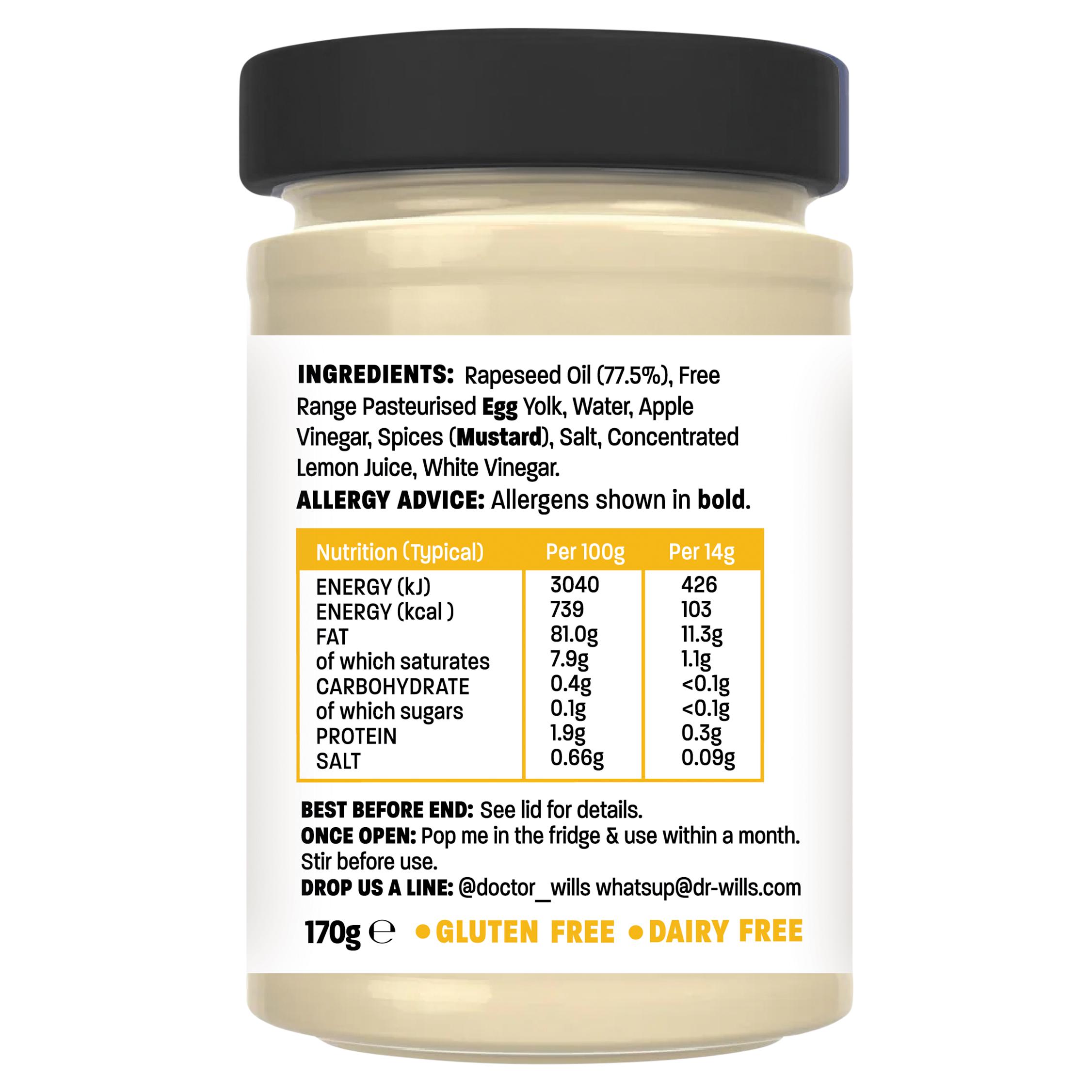 Dr. Will's 170g Classic Mayonnaise thumbnail 2