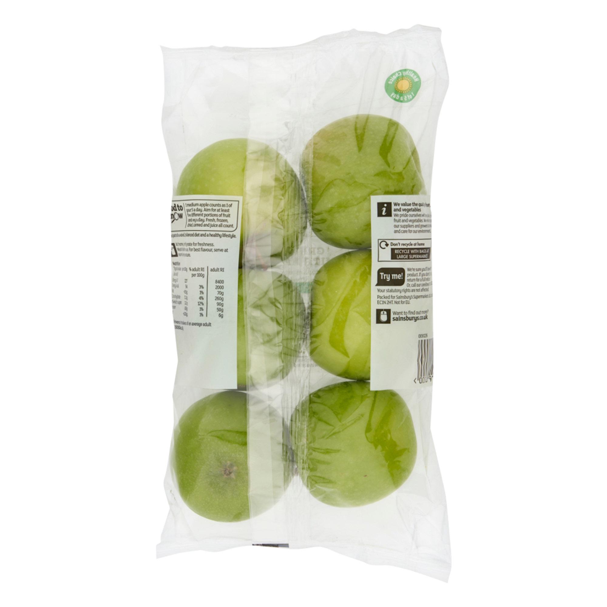 Sainsbury's Granny Smith Apples x6 thumbnail 2