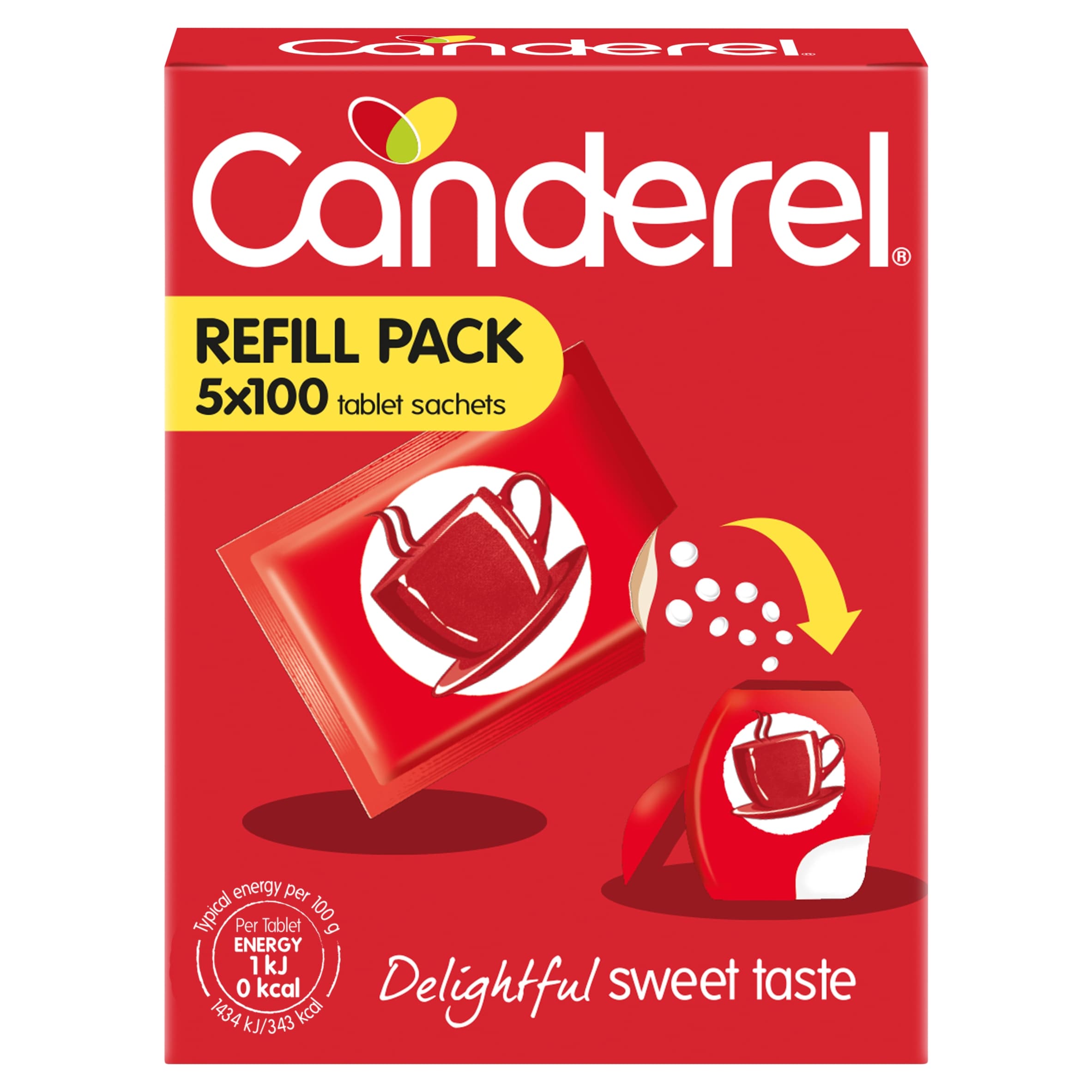 Canderel Original Low Calorie Sweetener Tablets Refill