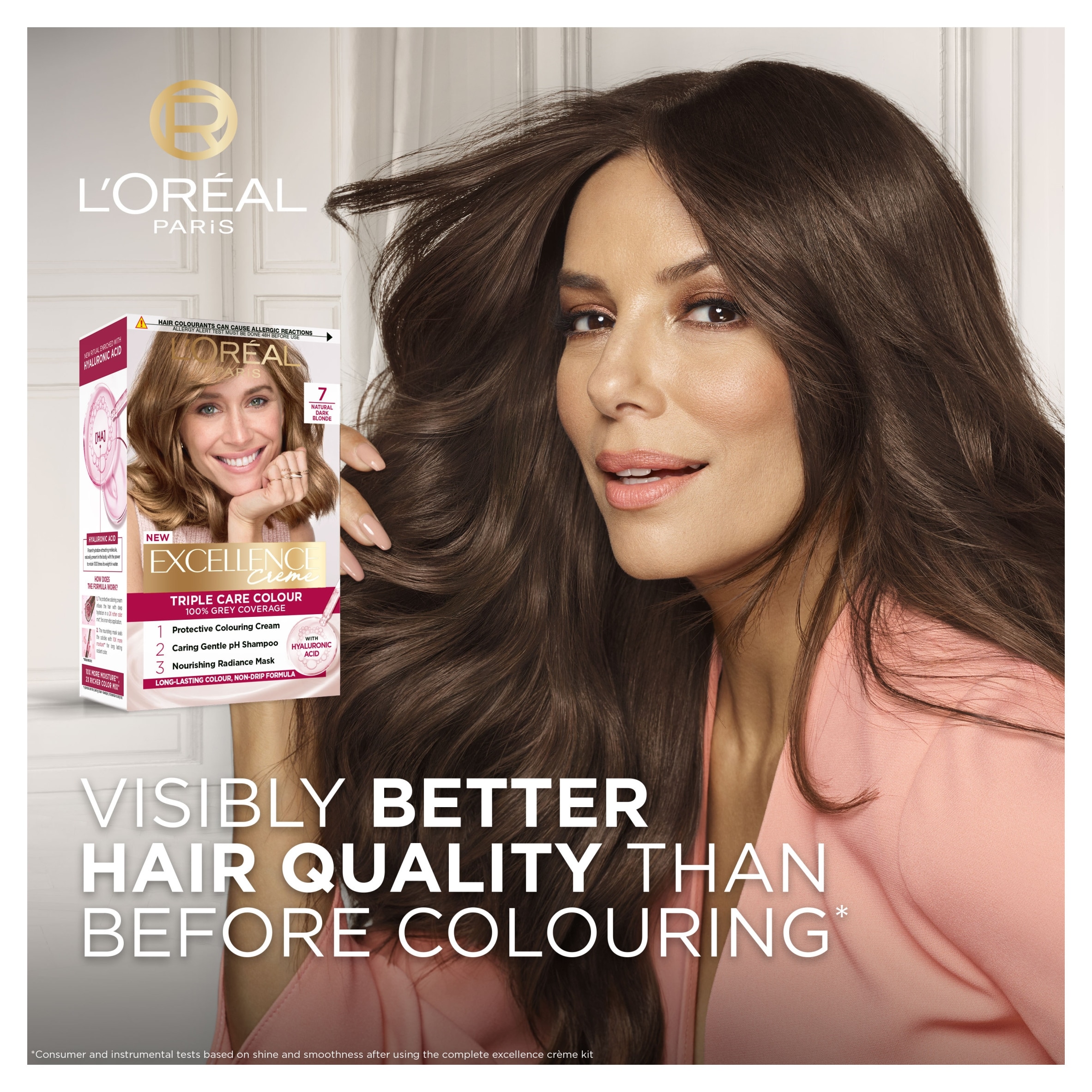 L'Oreal Paris Excellence Creme 7 Natural Dark Blonde Permanent Hair Dye thumbnail 3