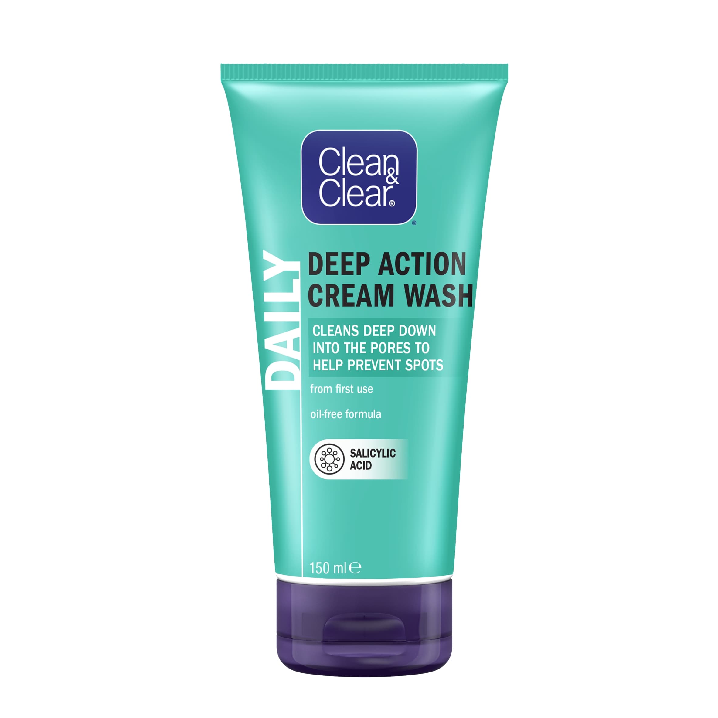 CLEAN & CLEAR Deep Action Cream Wash 150ml