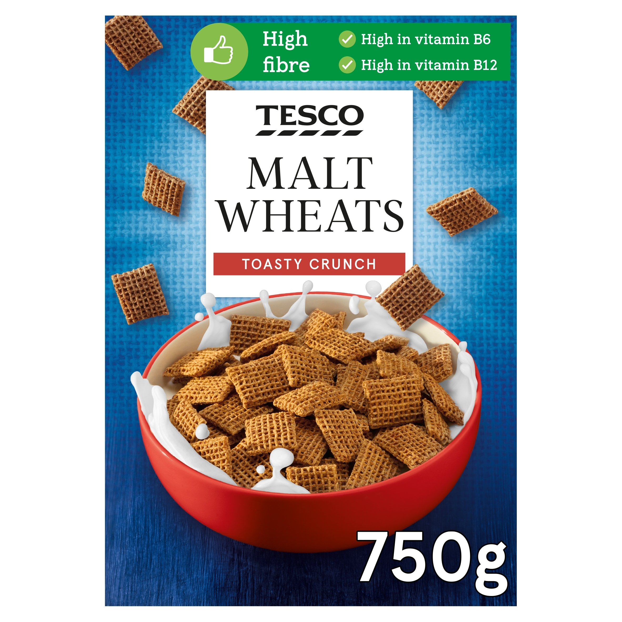 Tesco Malt Wheats Cereal 750G