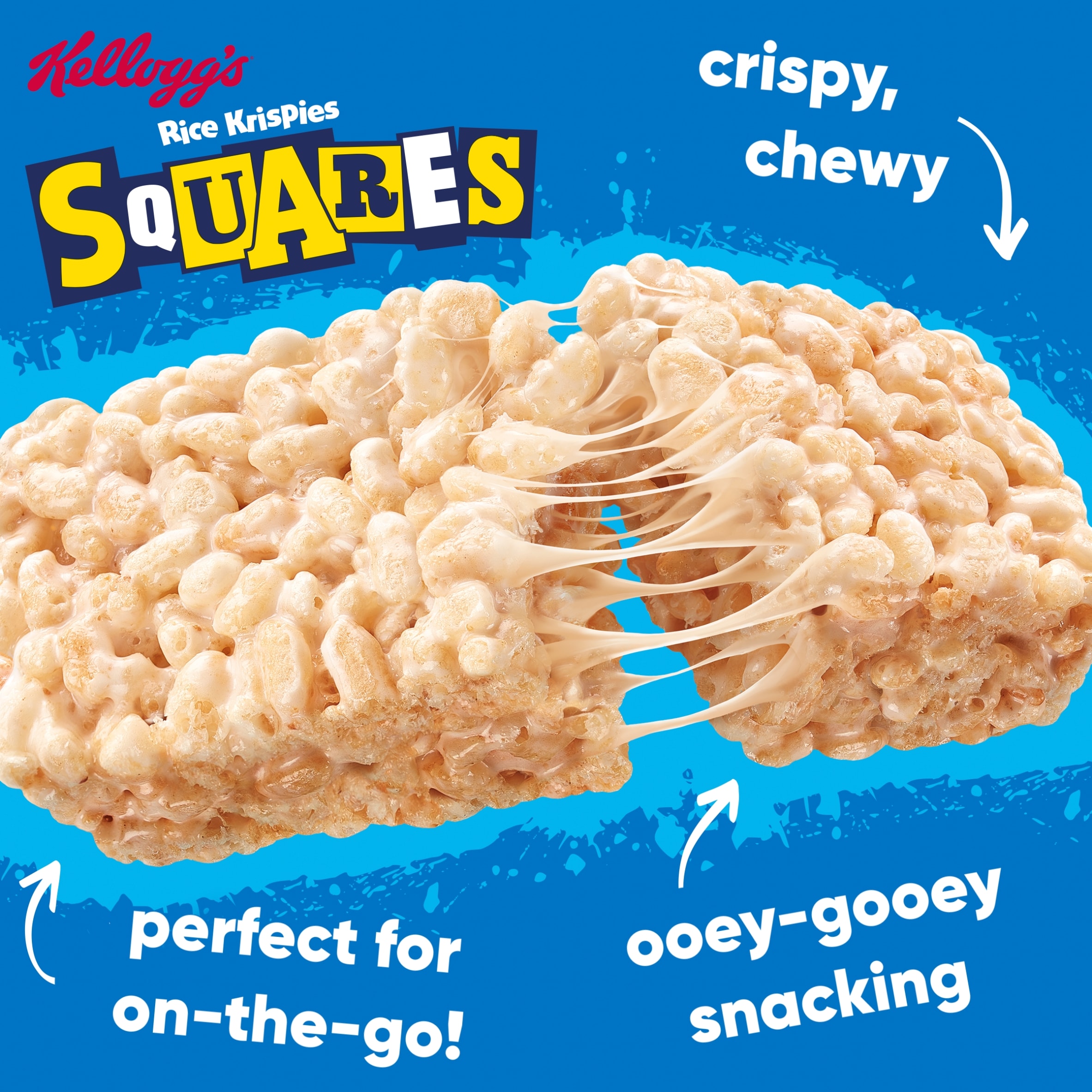 Kellogg's Rice Krispies Squares Marshmallow Snack Bars 4x28g thumbnail 2
