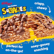 Kellogg's Rice Krispies Squares Curious Caramel & Chocolate Bars 4x36g thumbnail 2