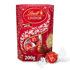 Lindt Lindor Milk Chocolate Truffles Box 200g