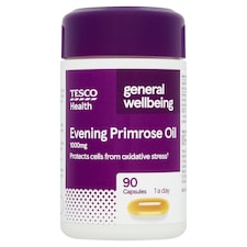 Tesco Health Evening Primrose Oil Capsules 1000Mg 90s