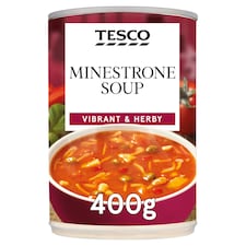 Tesco Minestrone Soup 400G