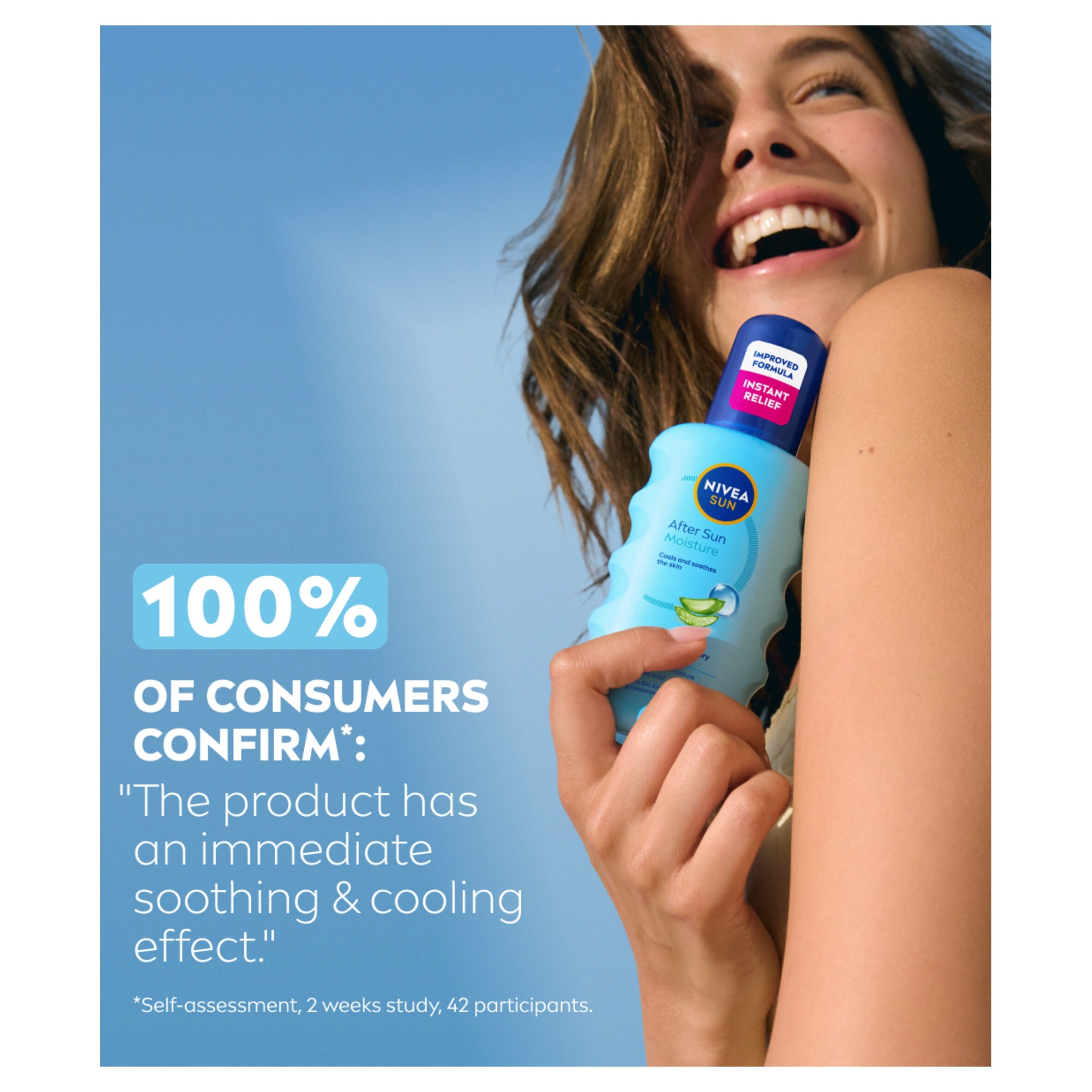 NIVEA SUN After Sun Moisturising Soothing Spray Lotion 200ml thumbnail 3