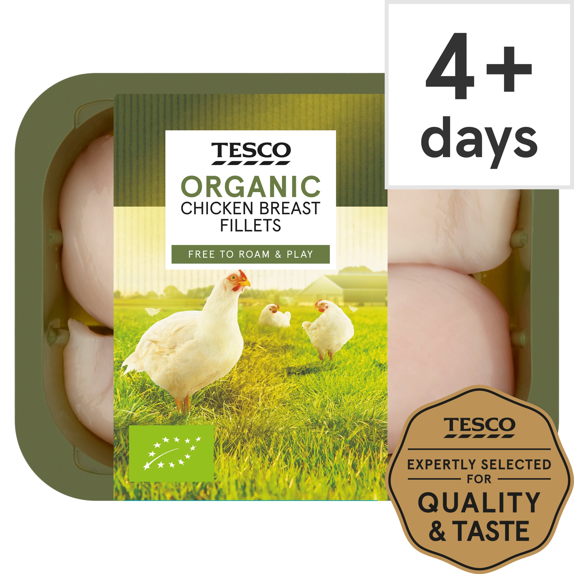 Tesco Organic 2 Chicken Fillets