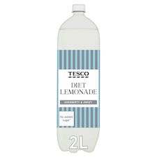 Tesco Sparkling Diet Lemonade 2 Litre Bottle