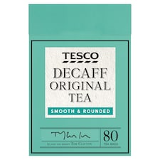 Tesco Decaff Original Tea 80 Pack 250g