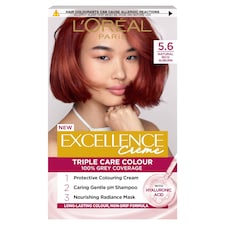 L'Oreal Paris Excellence Creme Permanent Hair Dye - 5.6 Natural Rich Auburn