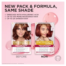 L'Oreal Paris Excellence Creme Permanent Hair Dye - 5.6 Natural Rich Auburn thumbnail 2