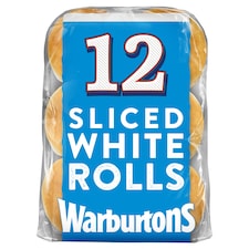 Warburtons Soft White Sandwich Rolls 12 Pack thumbnail 2