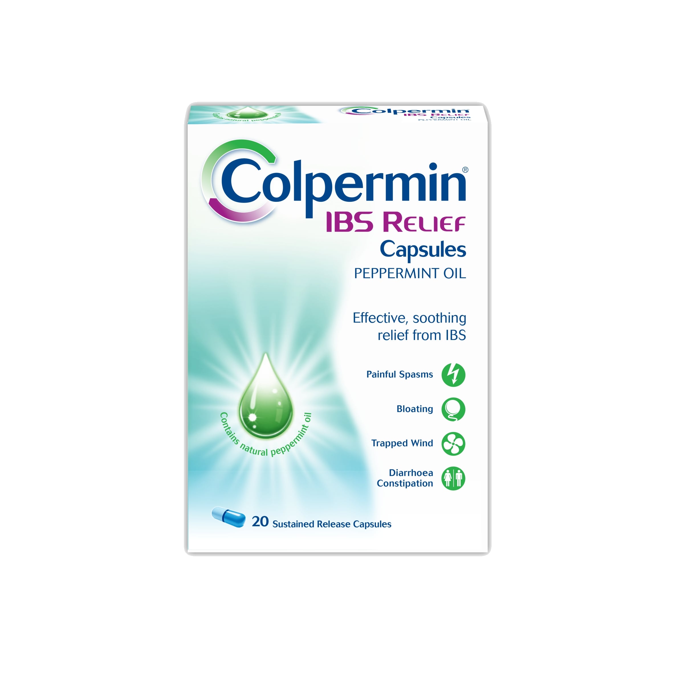 Colpermin IBS Relief Capsules with Peppermint Oil 20s