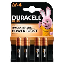 DURACELL Plus AA 4 Pack