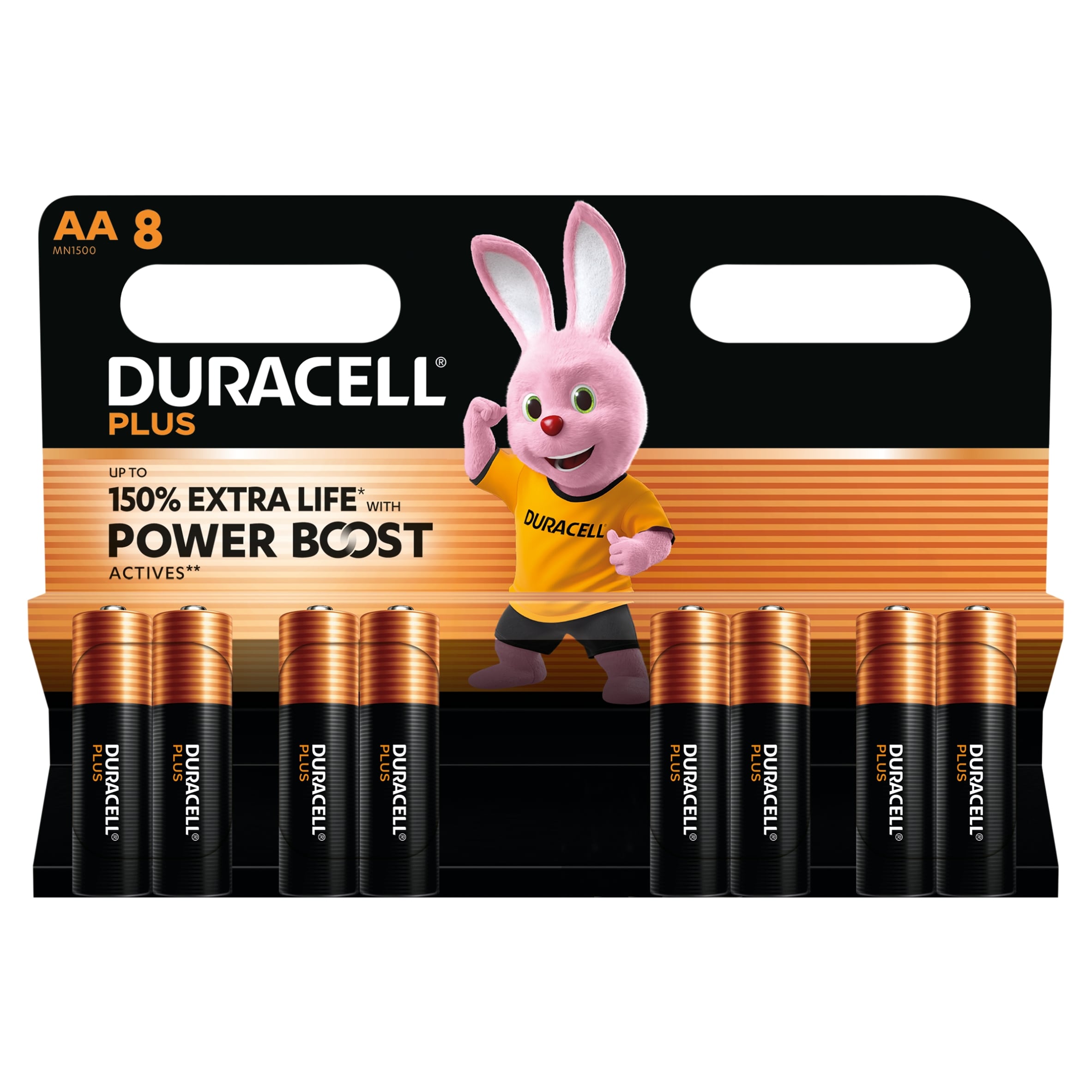 Duracell Plus AA 8 pack