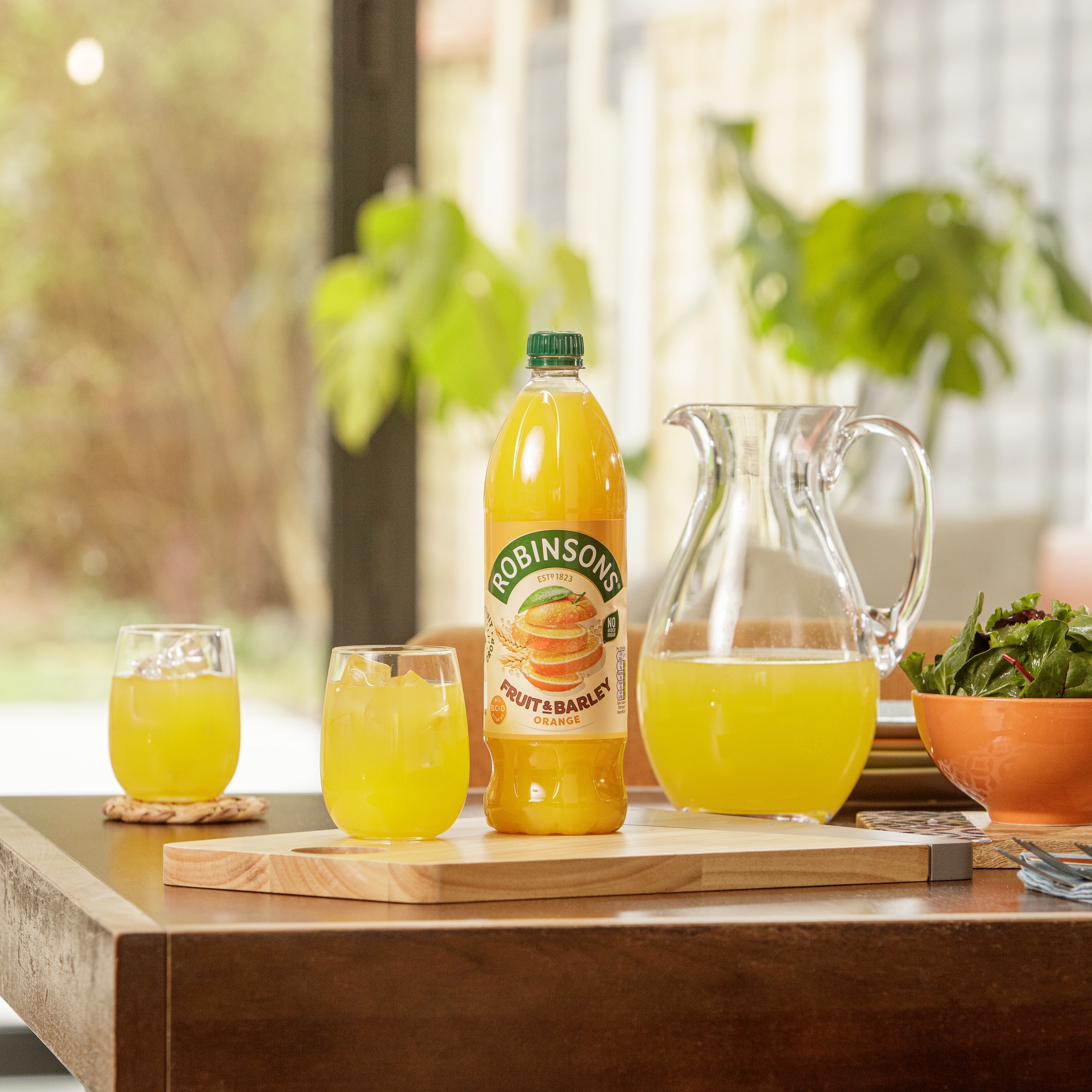 Robinsons Fruit & Barley with Vitamins Orange Squash 1L thumbnail 2