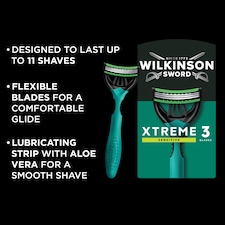 Wilkinson Sword Xtreme 3 Sensitive Comfort Men Disposable Razor X4 thumbnail 2