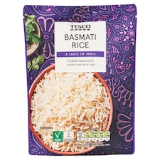 Tesco Microwave Basmati Rice 250G