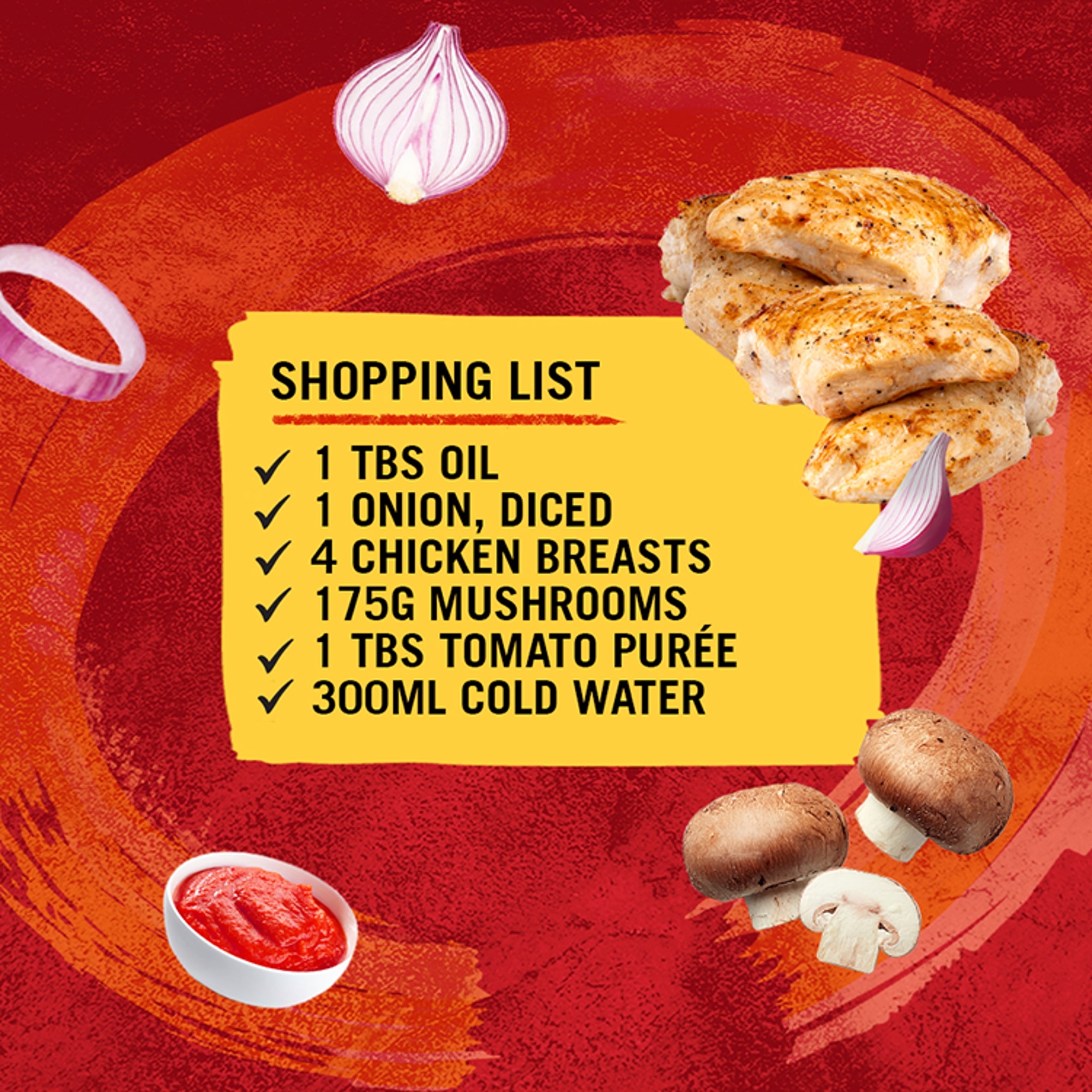 Schwartz Chicken Chasseur Recipe Mix 40g thumbnail 3