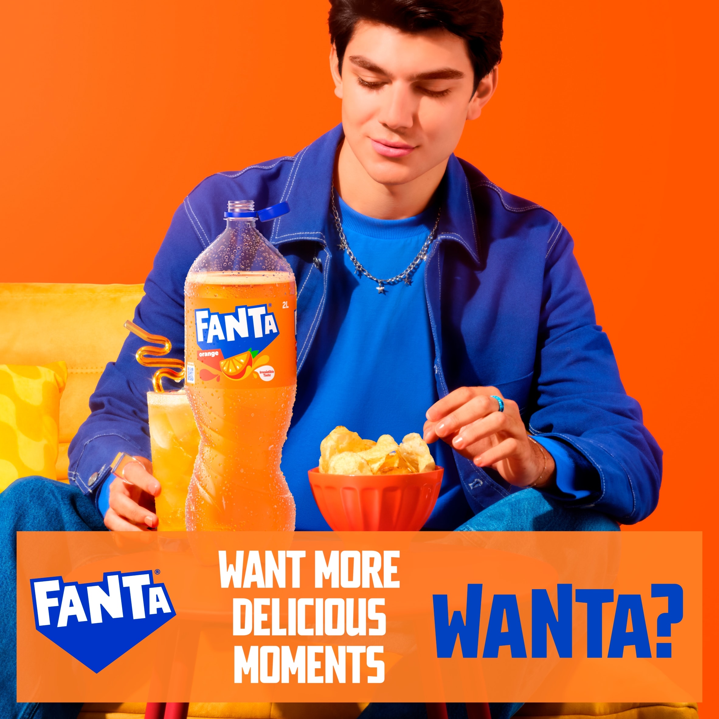 Fanta Orange Soft Drink Bottle 2L thumbnail 4