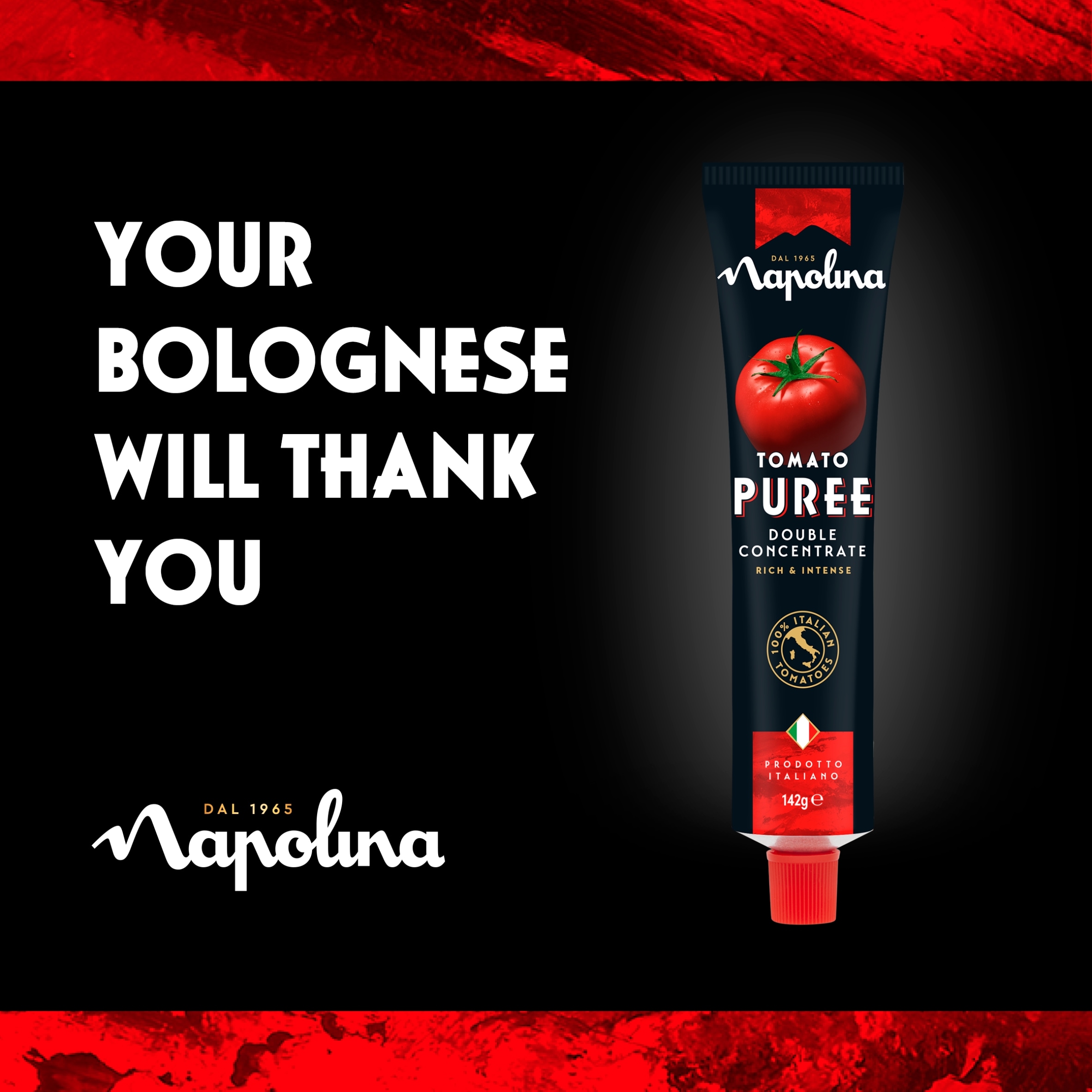 Napolina Double Concentrate Tomato Puree 142G thumbnail 2
