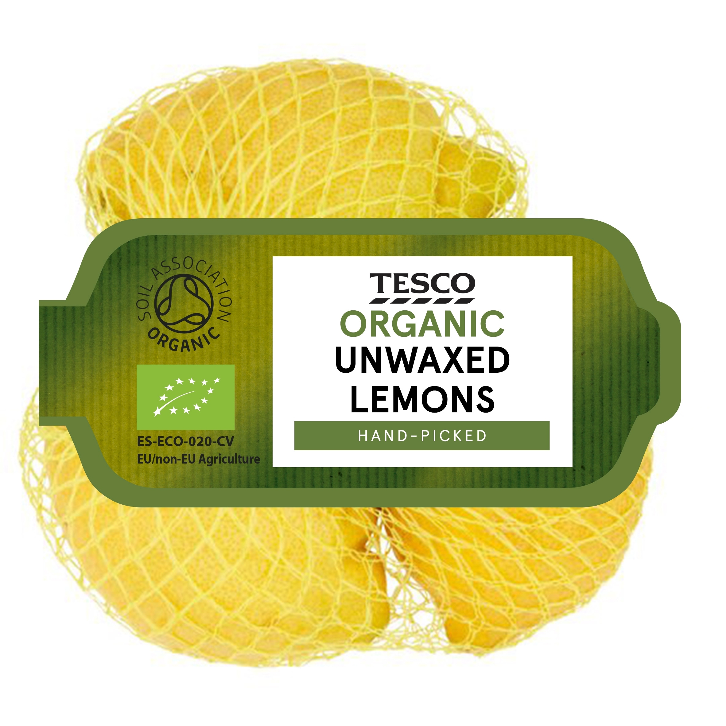 Tesco Organic Unwaxed Lemons Minimum 3 Pack