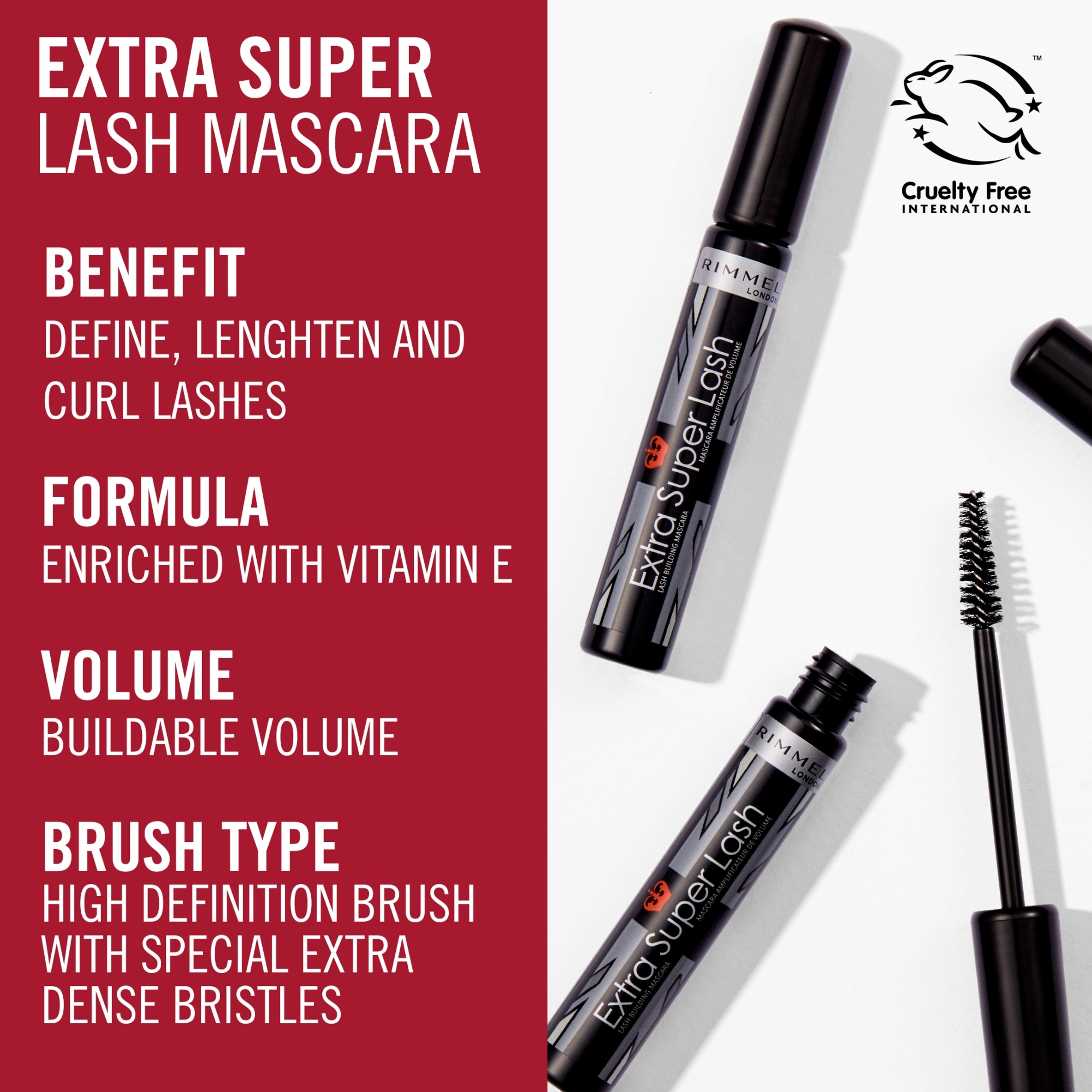Rimmel Extra Super Lash Mascara Black thumbnail 5