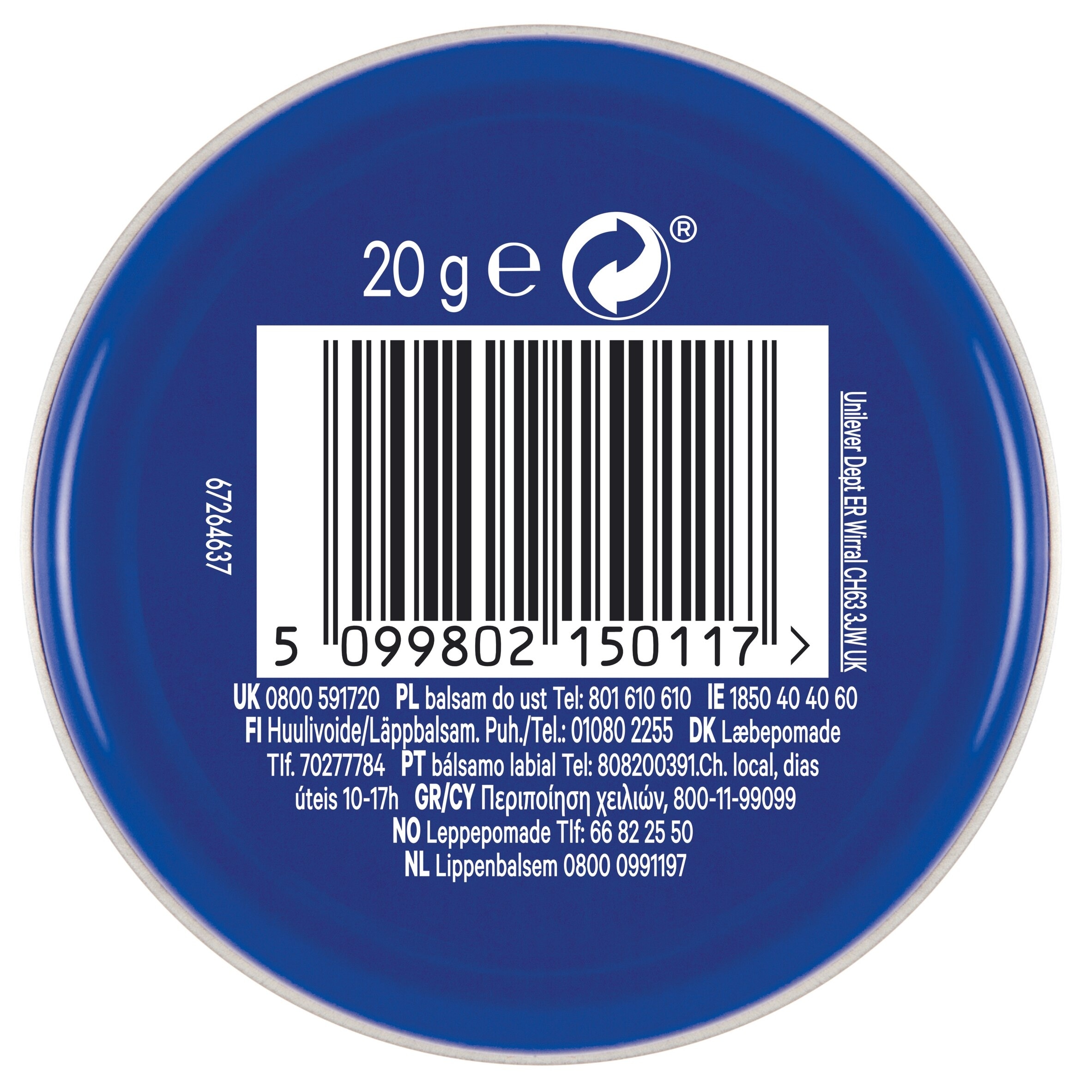 Vaseline Lip Therapy Original 20G thumbnail 2