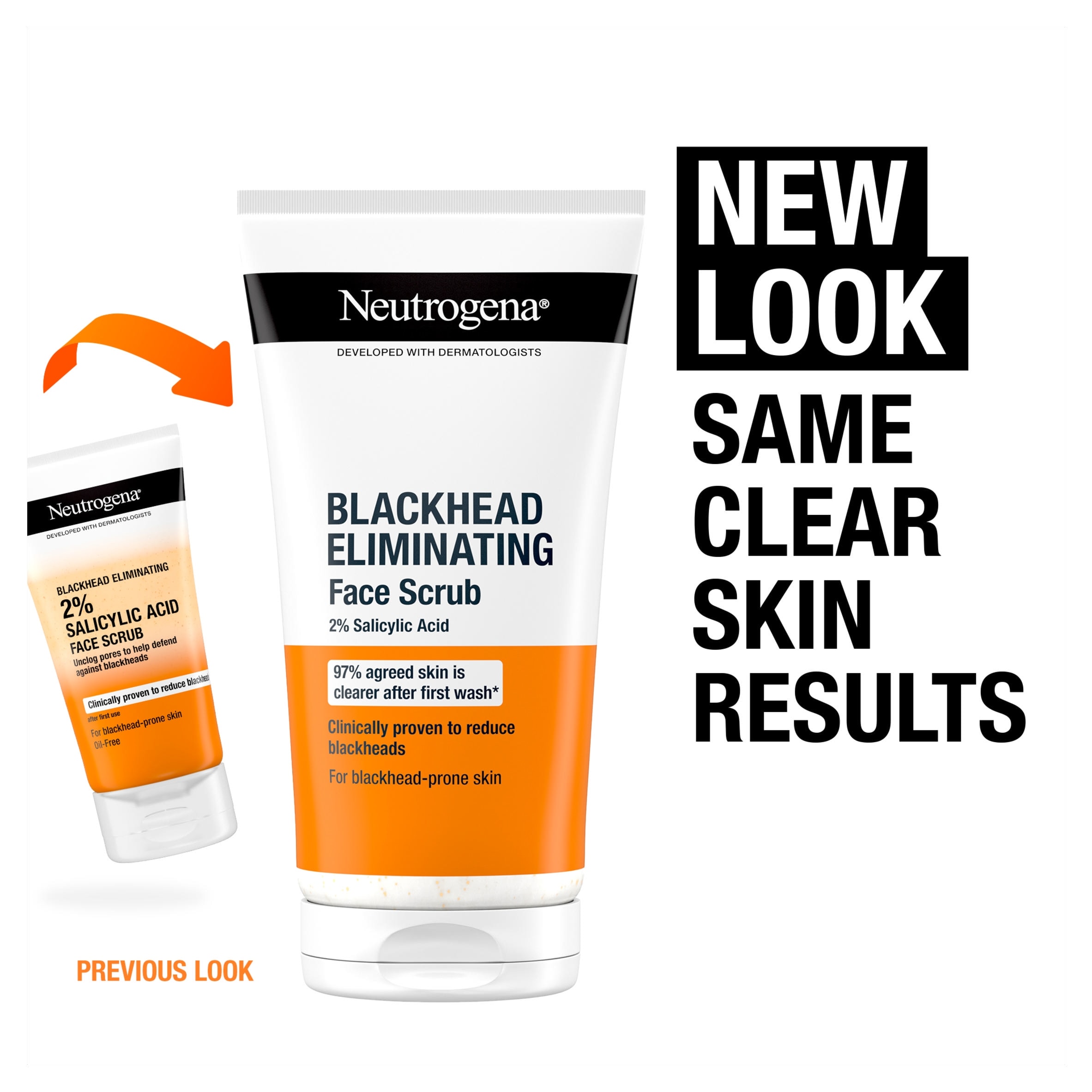 Neutrogena Blackhead Eliminating Face Scrub 2% Salicylic Acid 150ml thumbnail 3