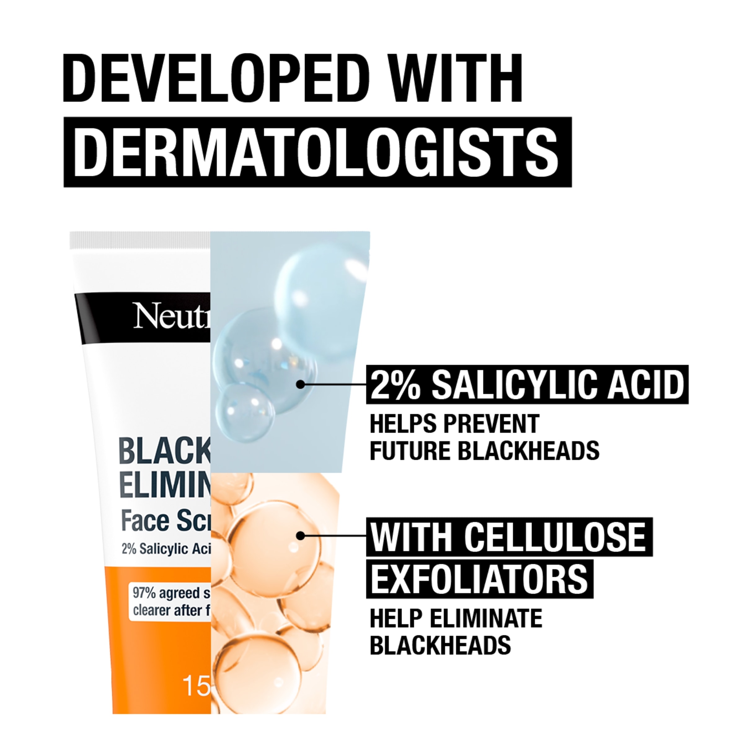 Neutrogena Blackhead Eliminating Face Scrub 2% Salicylic Acid 150ml thumbnail 5