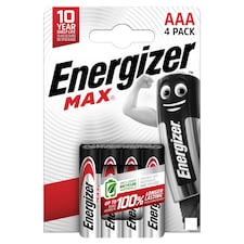 Energizer Max AAA 4 Pack
