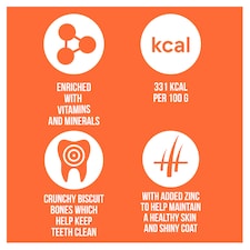 Tesco Large Biscuit Bone Selection Dog Treats 1.2kg thumbnail 2