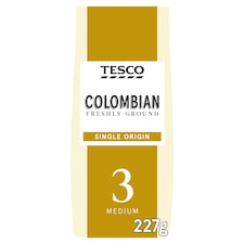Tesco Colombian Ground Coffee 227G